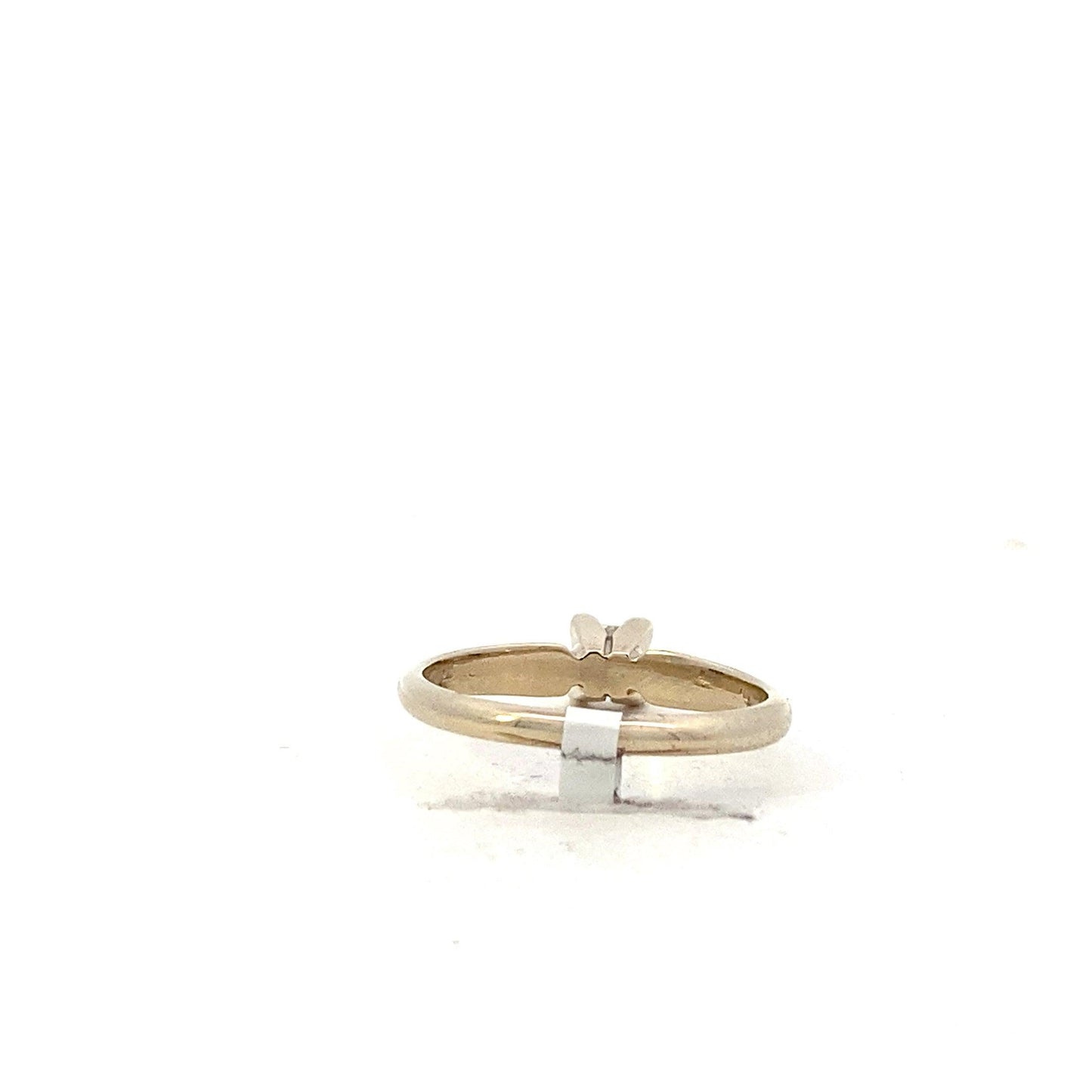 14K White Gold Diamond Solitaire Ring - 0.19ct - ipawnishop.com