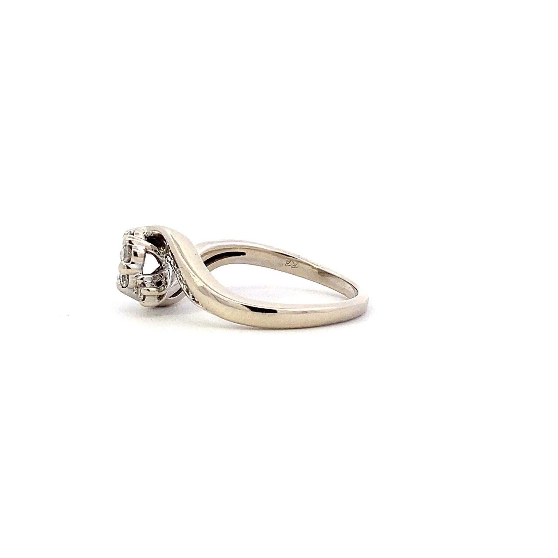 14K White Gold Women's Diamond Ring - 0.29ct - ipawnishop.com