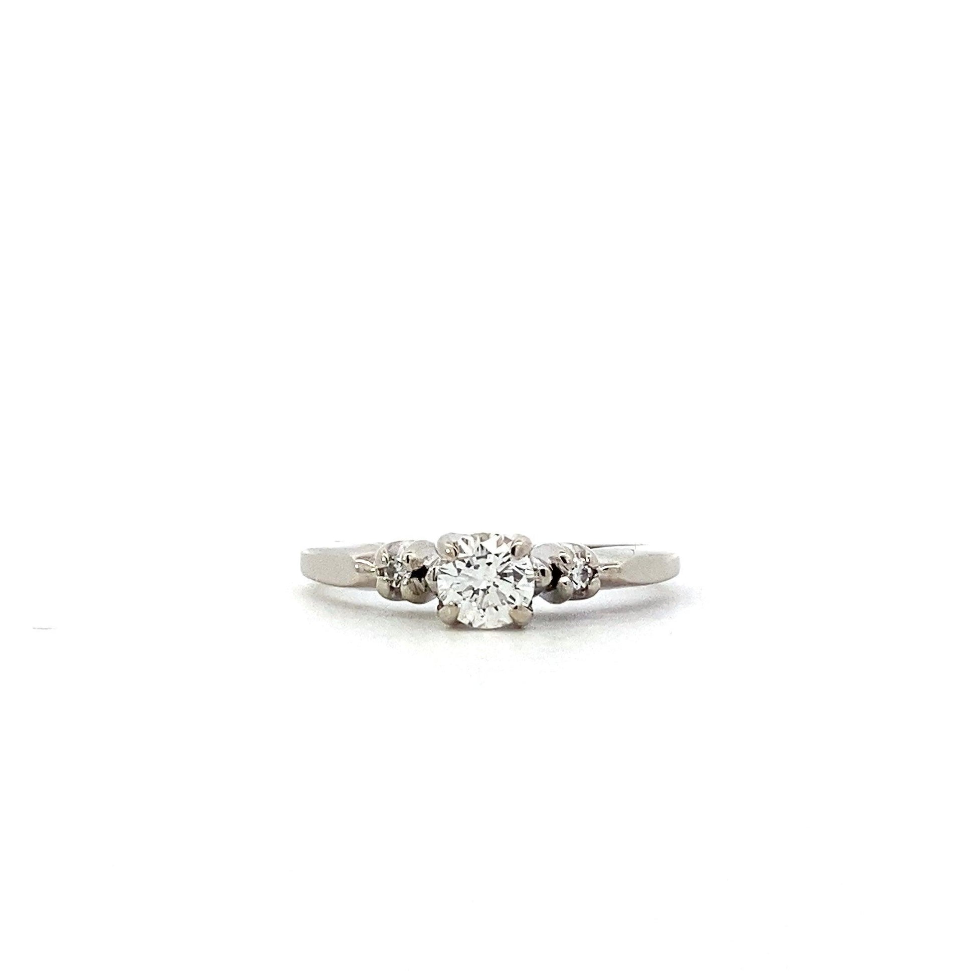 14K White Gold Women's Diamond Ring - 0.33ct - ipawnishop.com