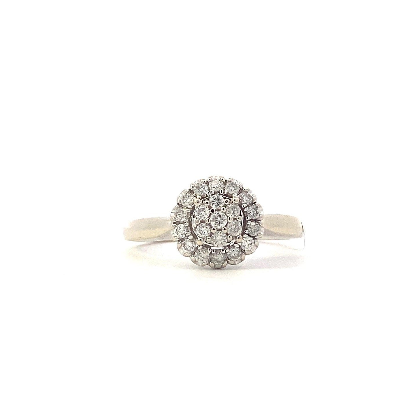 14K White Gold Women's Diamond Ring - 0.36ct - ipawnishop.com