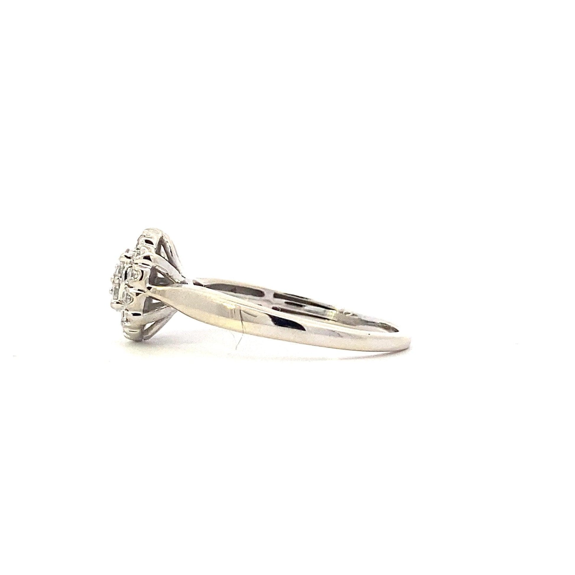 14K White Gold Women's Diamond Ring - 0.36ct - ipawnishop.com