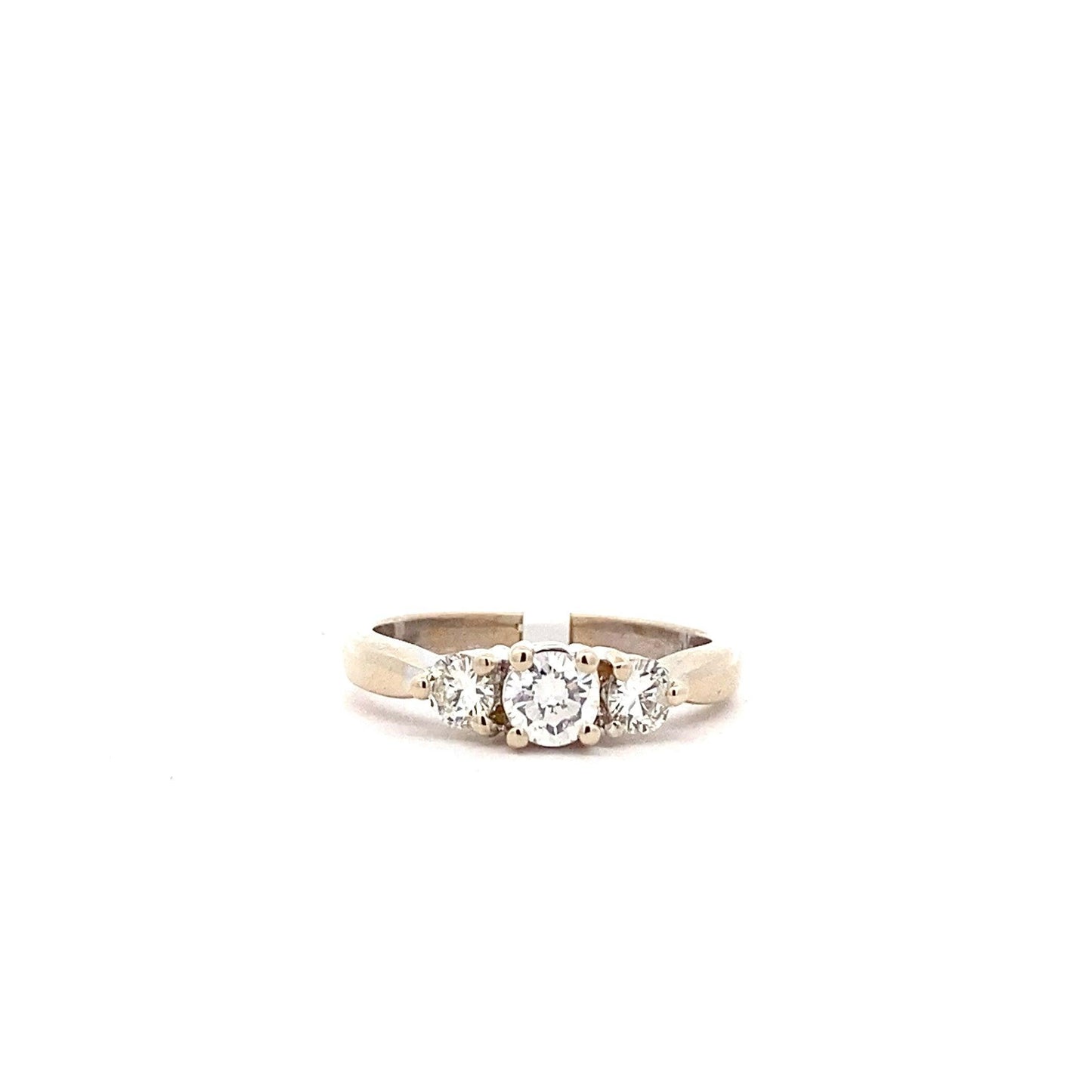 14K White Gold Women's Diamond Ring - 0.7ct - ipawnishop.com