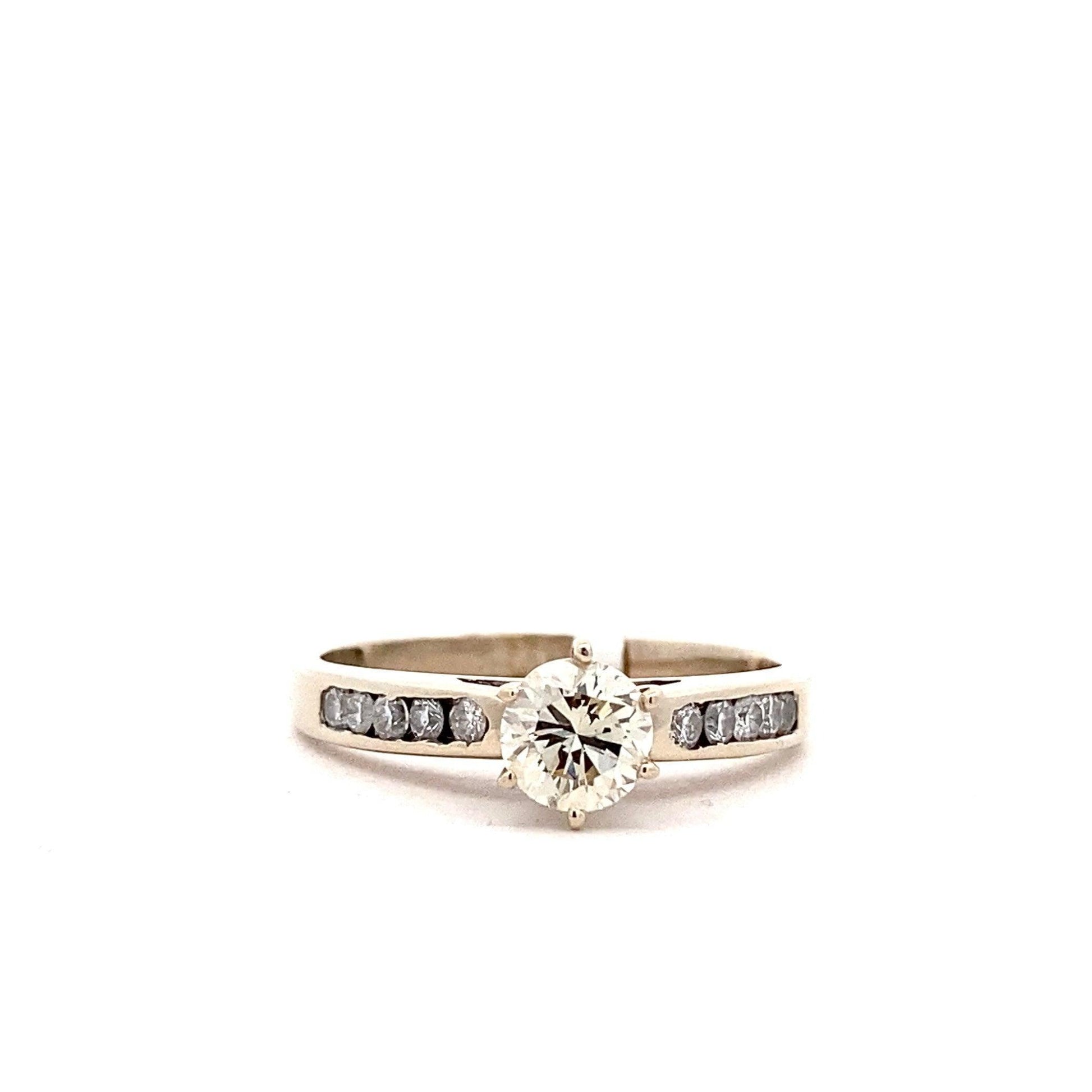 14K White Gold Women's Diamond Ring - 1.22ct - ipawnishop.com