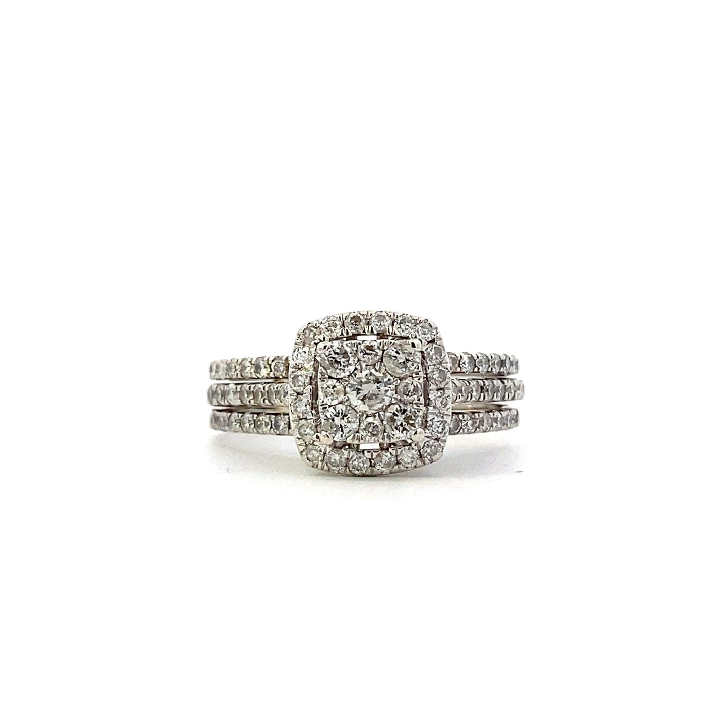 14K White Gold Women's Diamond Ring - 1.24ct - ipawnishop.com