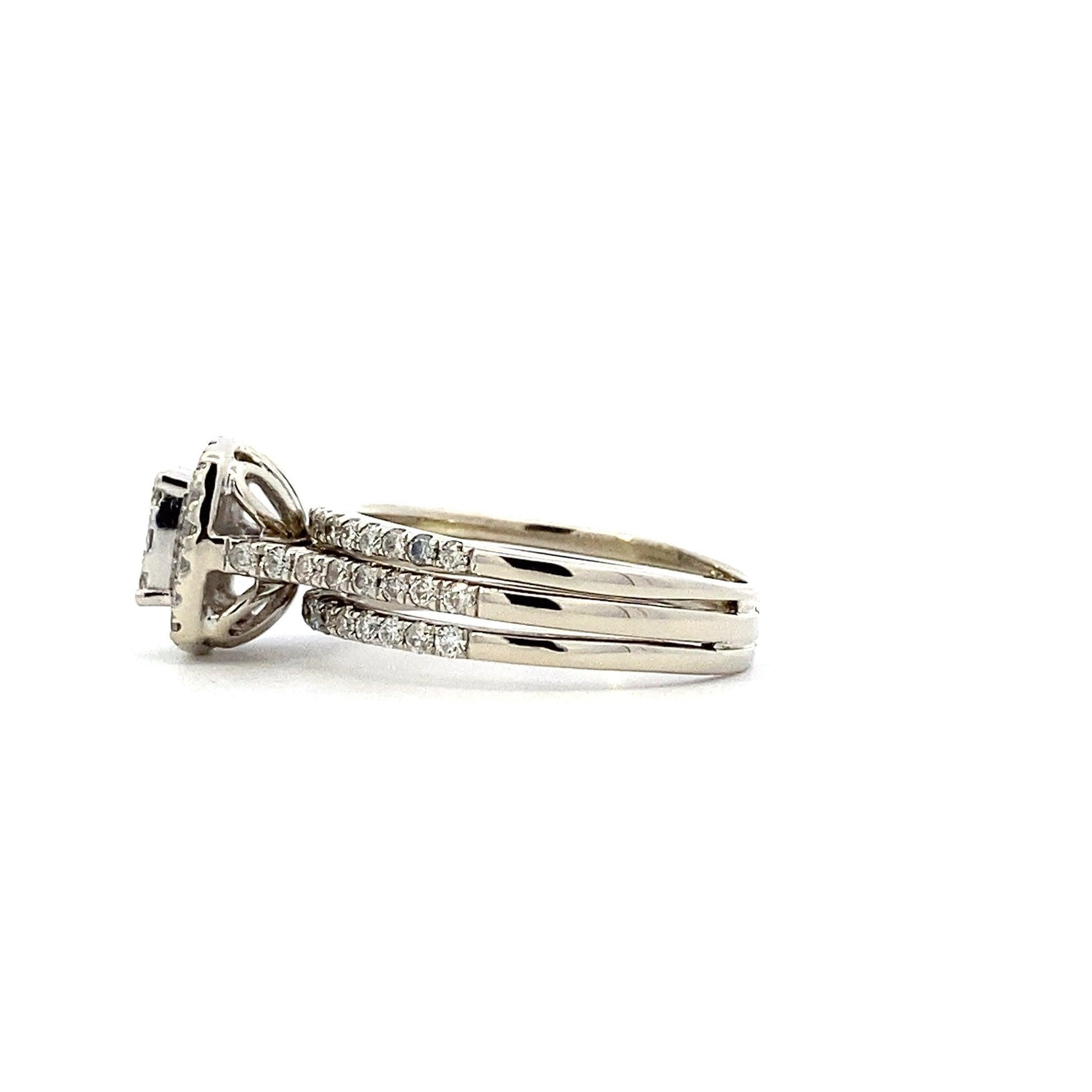 14K White Gold Women's Diamond Ring - 1.24ct - ipawnishop.com