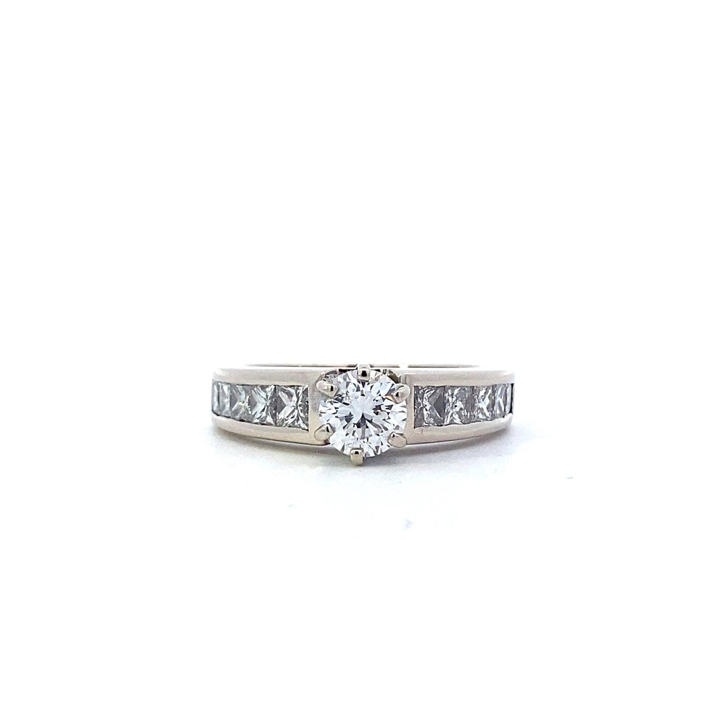 14K White Gold Women's Diamond Ring - 1.45ct - ipawnishop.com