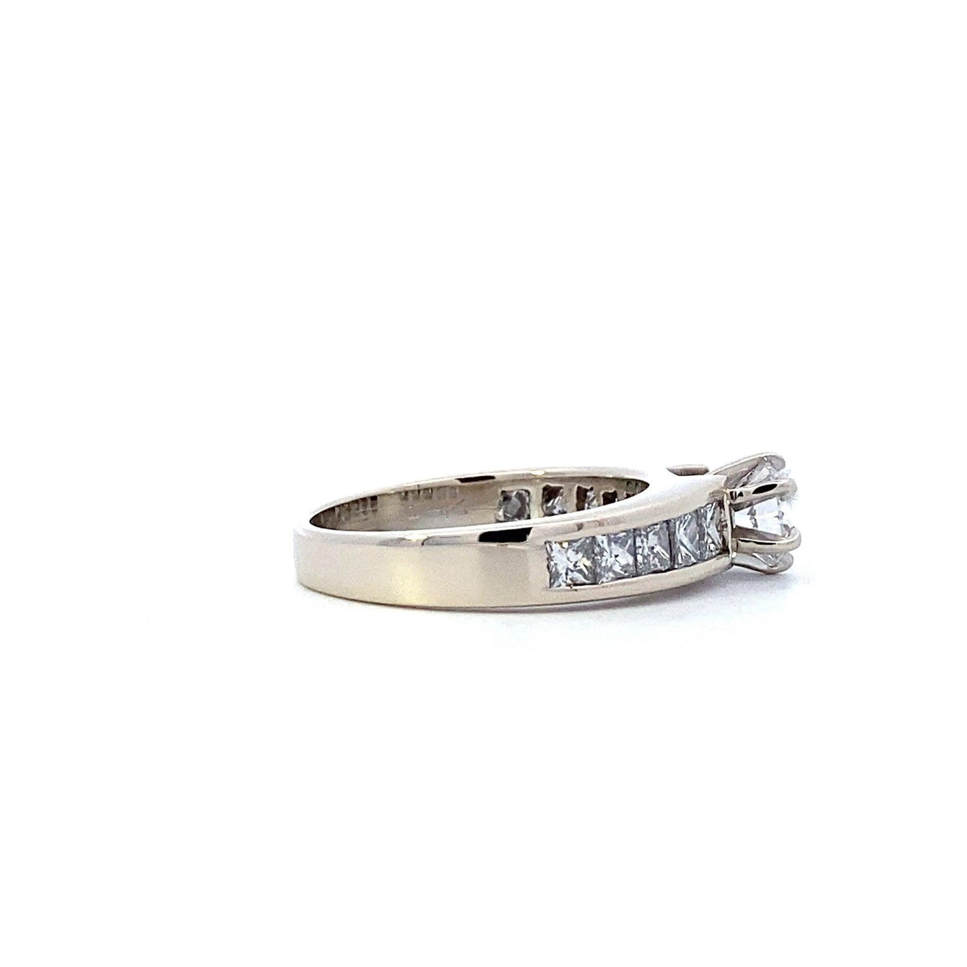 14K White Gold Women's Diamond Ring - 1.45ct - ipawnishop.com