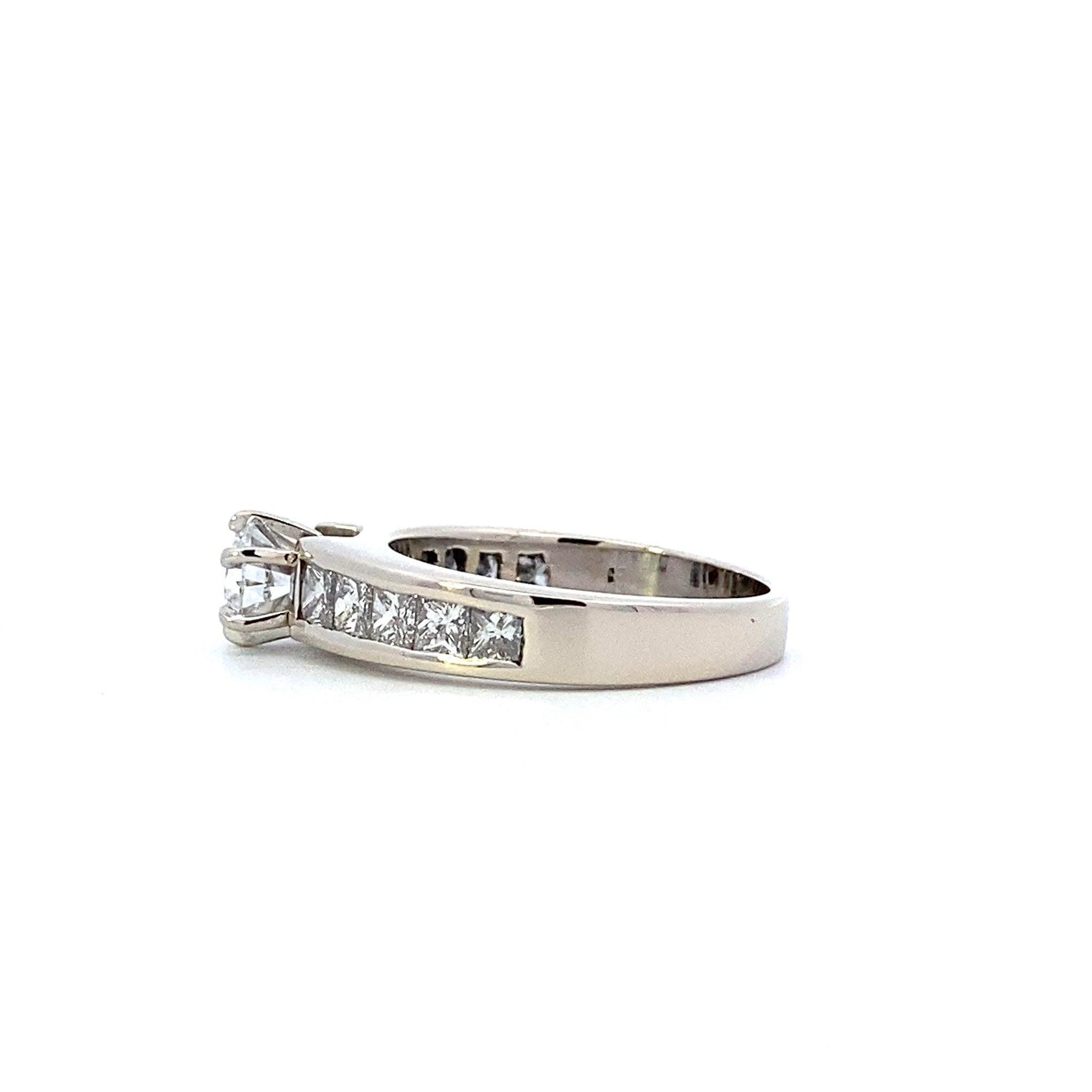 14K White Gold Women's Diamond Ring - 1.45ct - ipawnishop.com