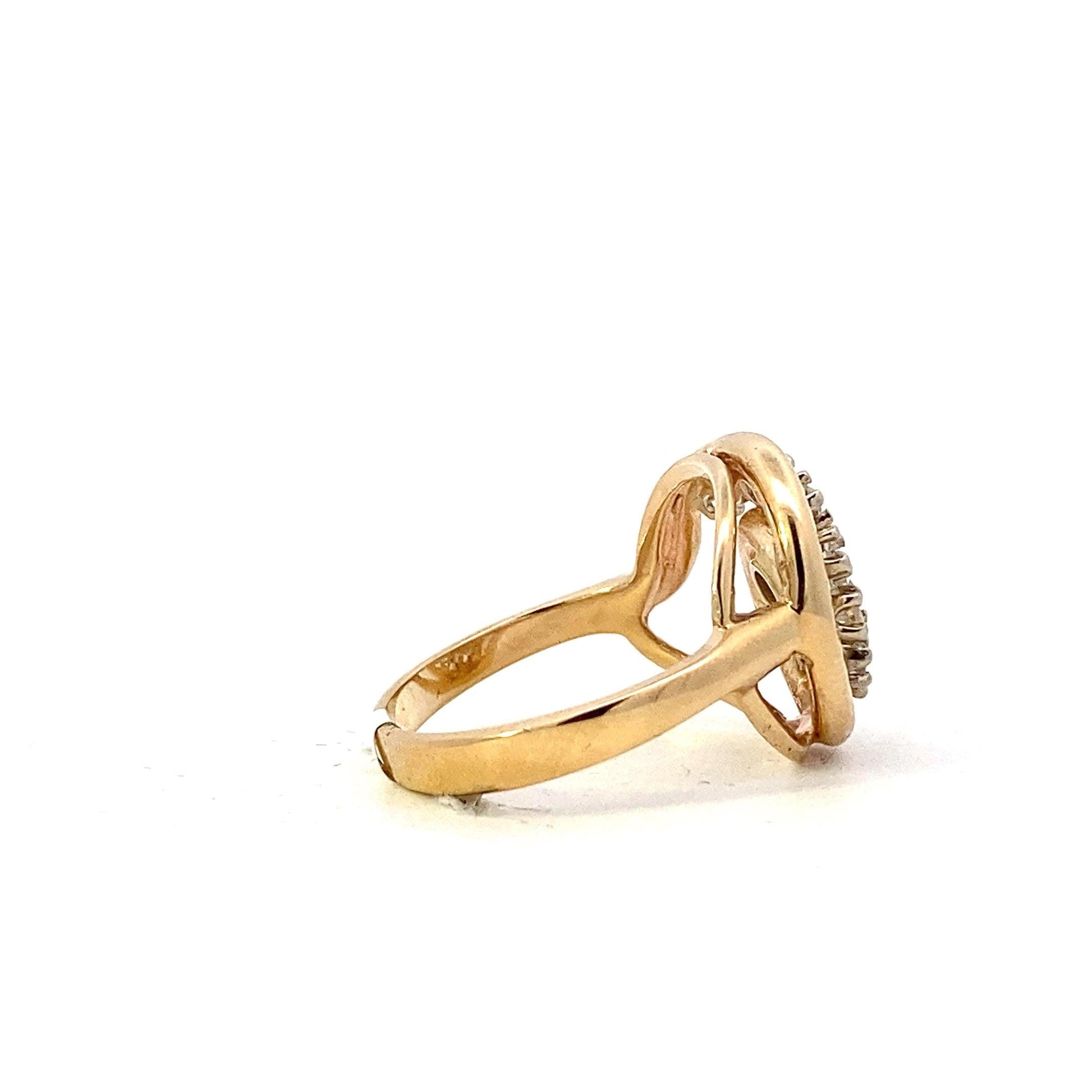 14K Yellow & White Gold Diamond Ring - 0.42ct - ipawnishop.com