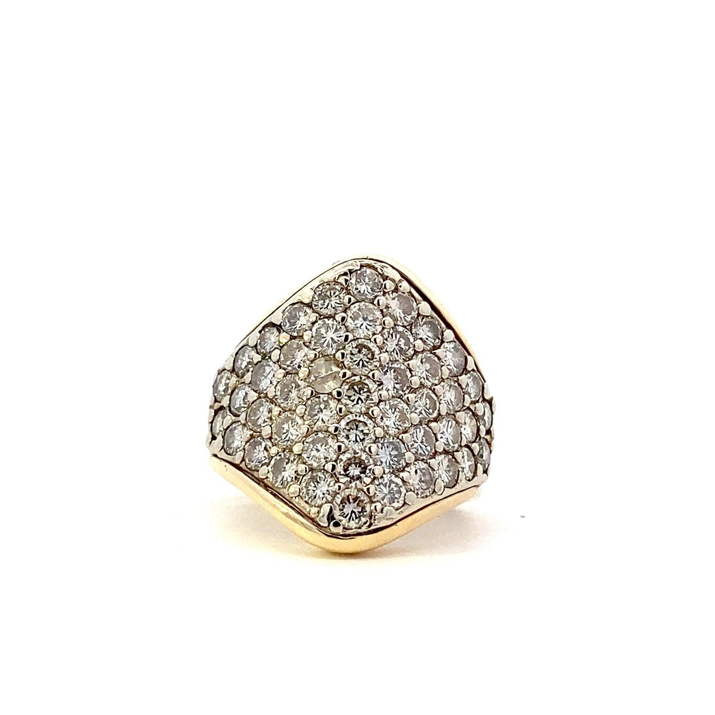 14K Yellow & White Gold Diamond Ring - 3.25ct - ipawnishop.com