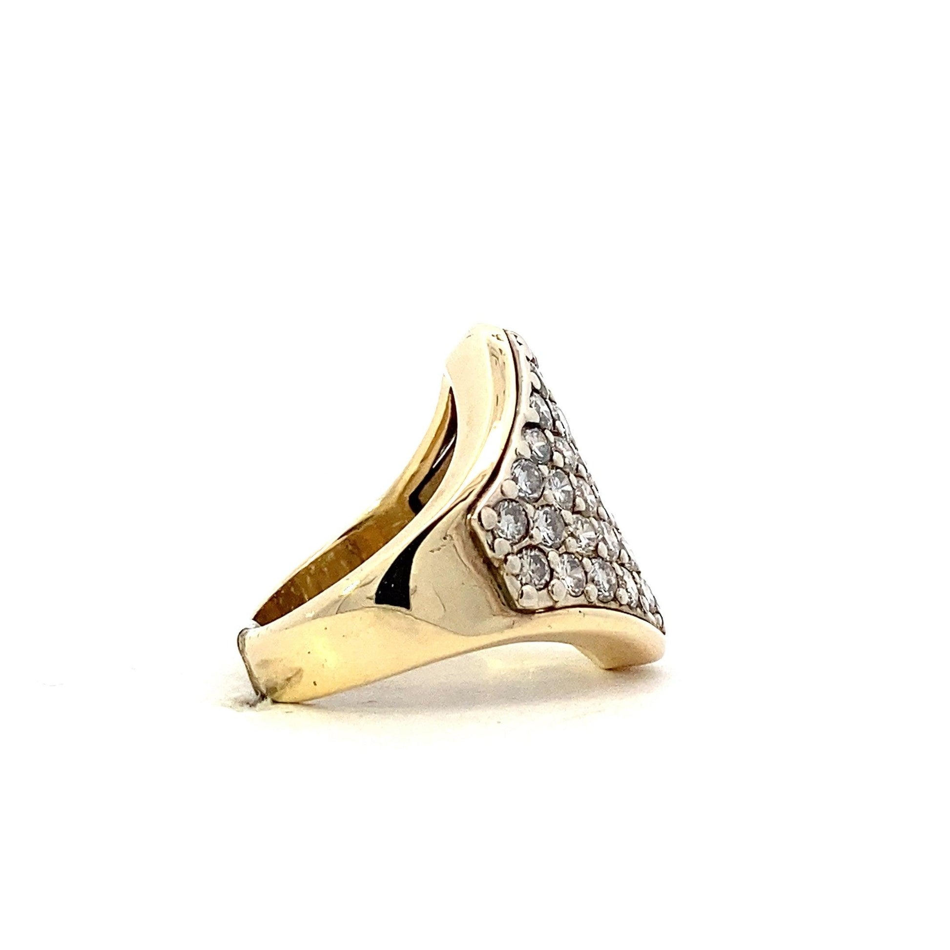 14K Yellow & White Gold Diamond Ring - 3.25ct - ipawnishop.com