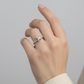 14K Yellow & White Gold Women's Diamond Ring - 0.43ct