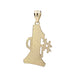 14K Yellow Gold "#1 Dad" Pendant - ipawnishop.com