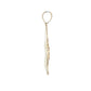 14K Yellow Gold "#1 Dad" Pendant - ipawnishop.com