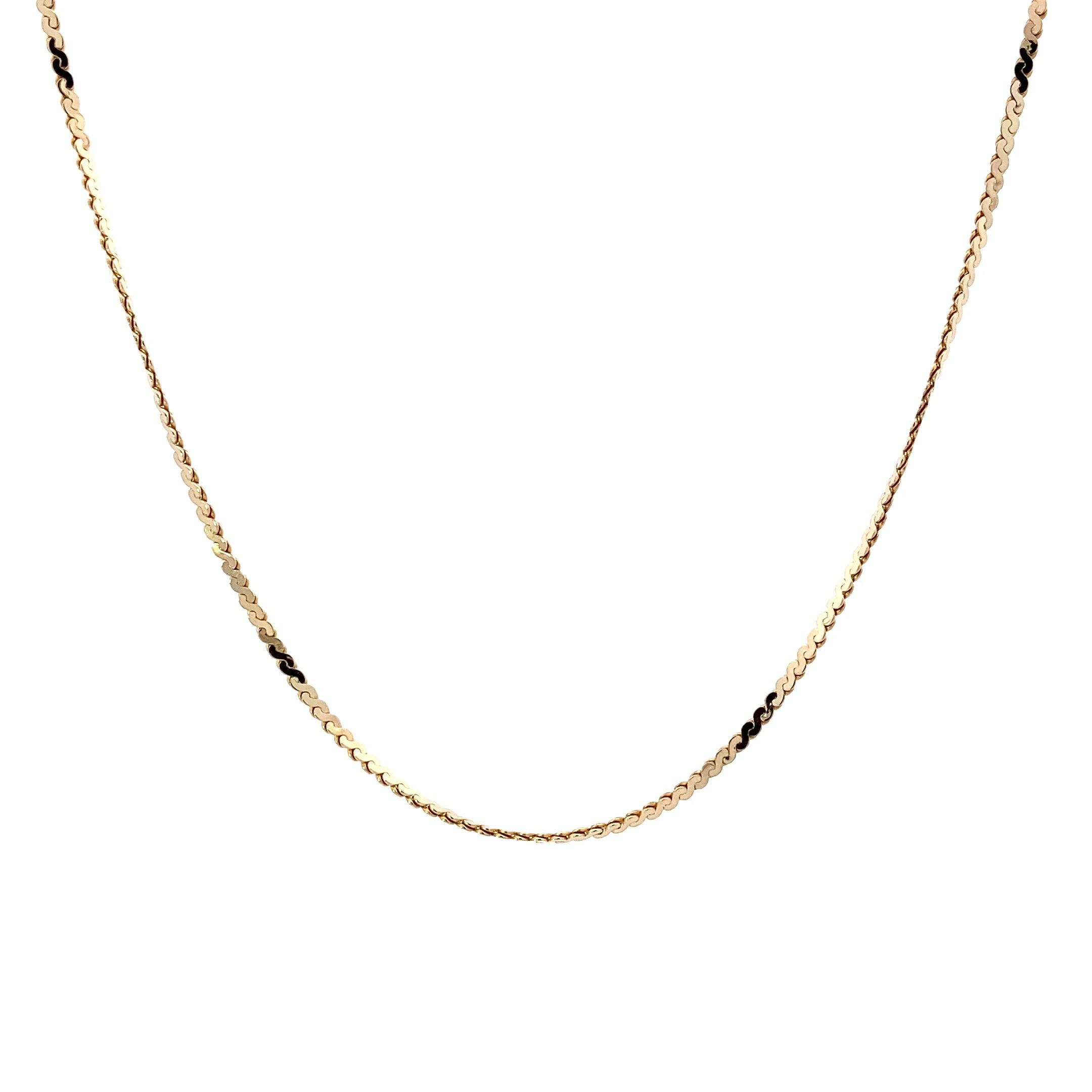 Large Serpentine Chain Necklace in 18k Gold Vermeil | Kendra Scott