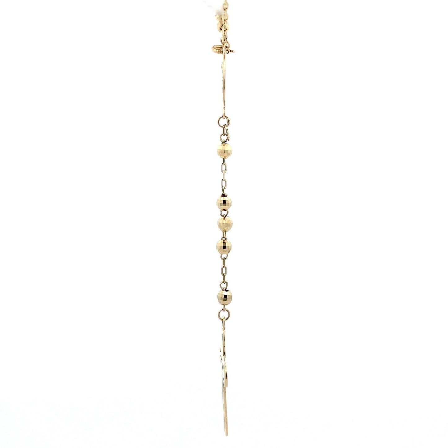 14K Yellow Gold 17" Rosary Necklace - ipawnishop.com