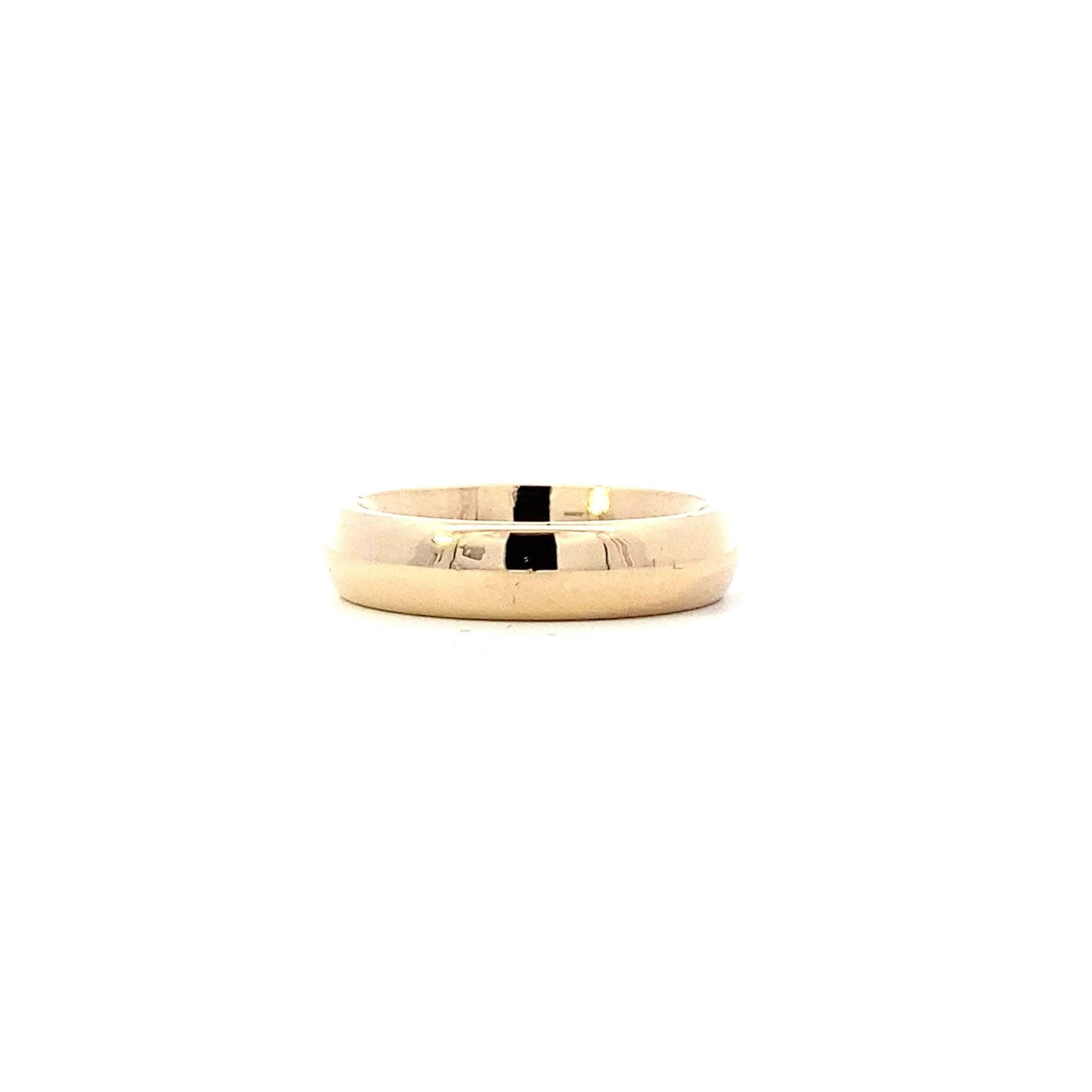 14K Yellow Gold 4MM Solid Band Ring - ipawnishop.com