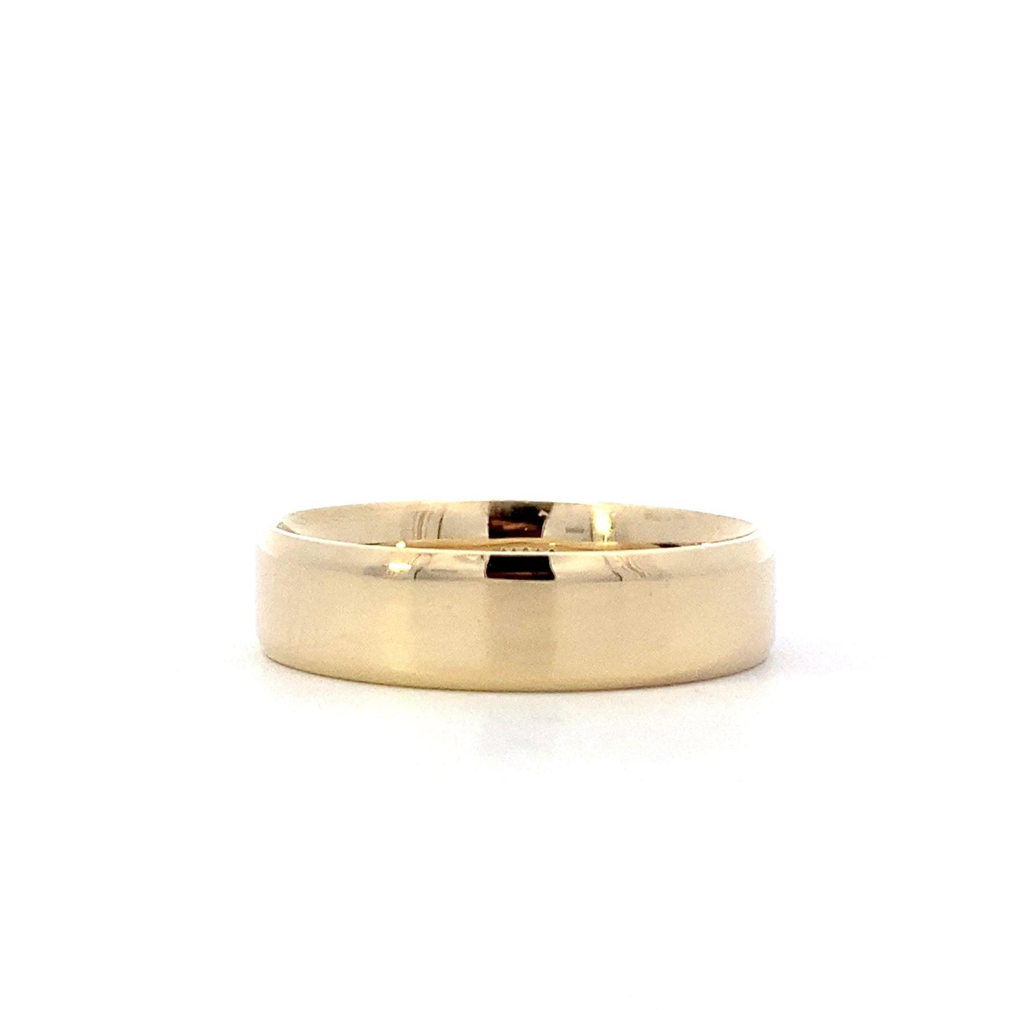 14K Yellow Gold 5.8MM Solid Band Ring - ipawnishop.com