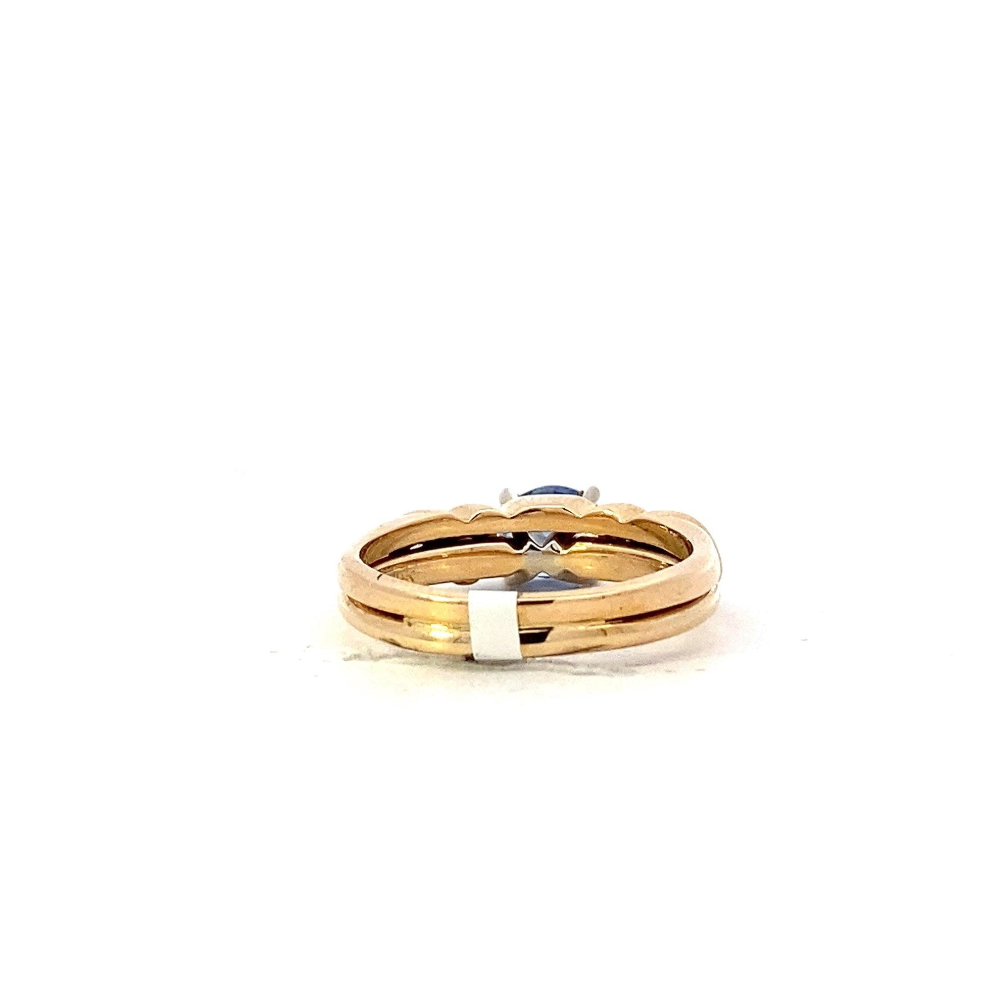 14K Yellow Gold & Tanzanite Women's Diamond Ring - 0.14ct - ipawnishop.com