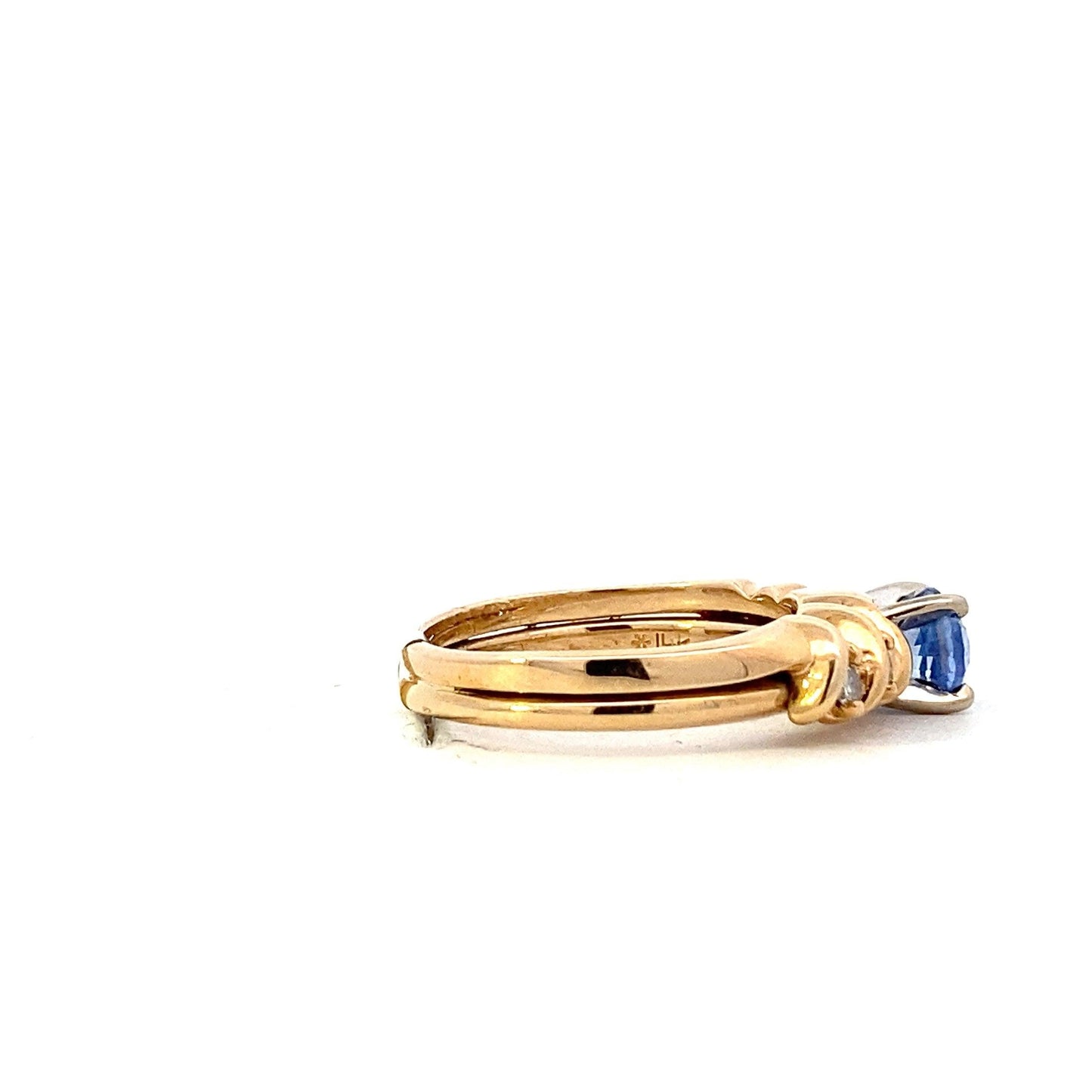 14K Yellow Gold & Tanzanite Women's Diamond Ring - 0.14ct - ipawnishop.com
