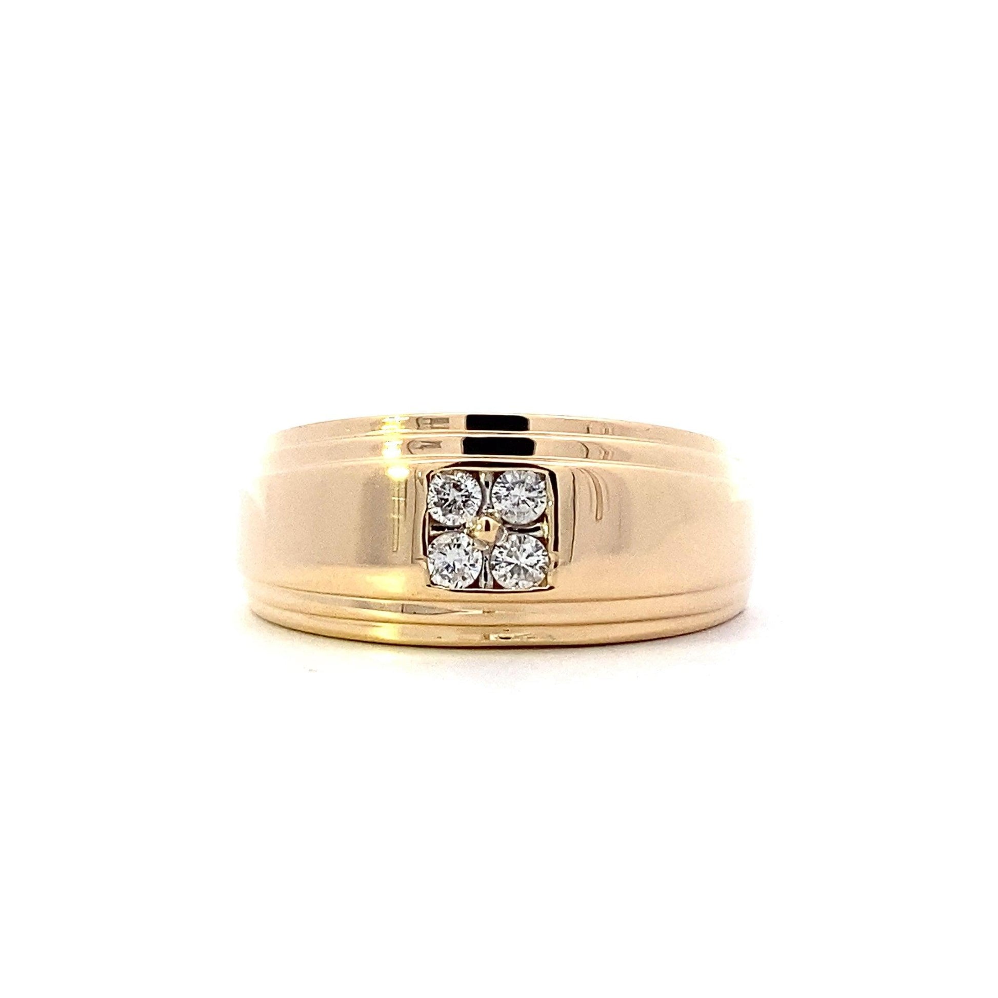 14K Yellow Gold Diamond Ring - 0.22ct - ipawnishop.com