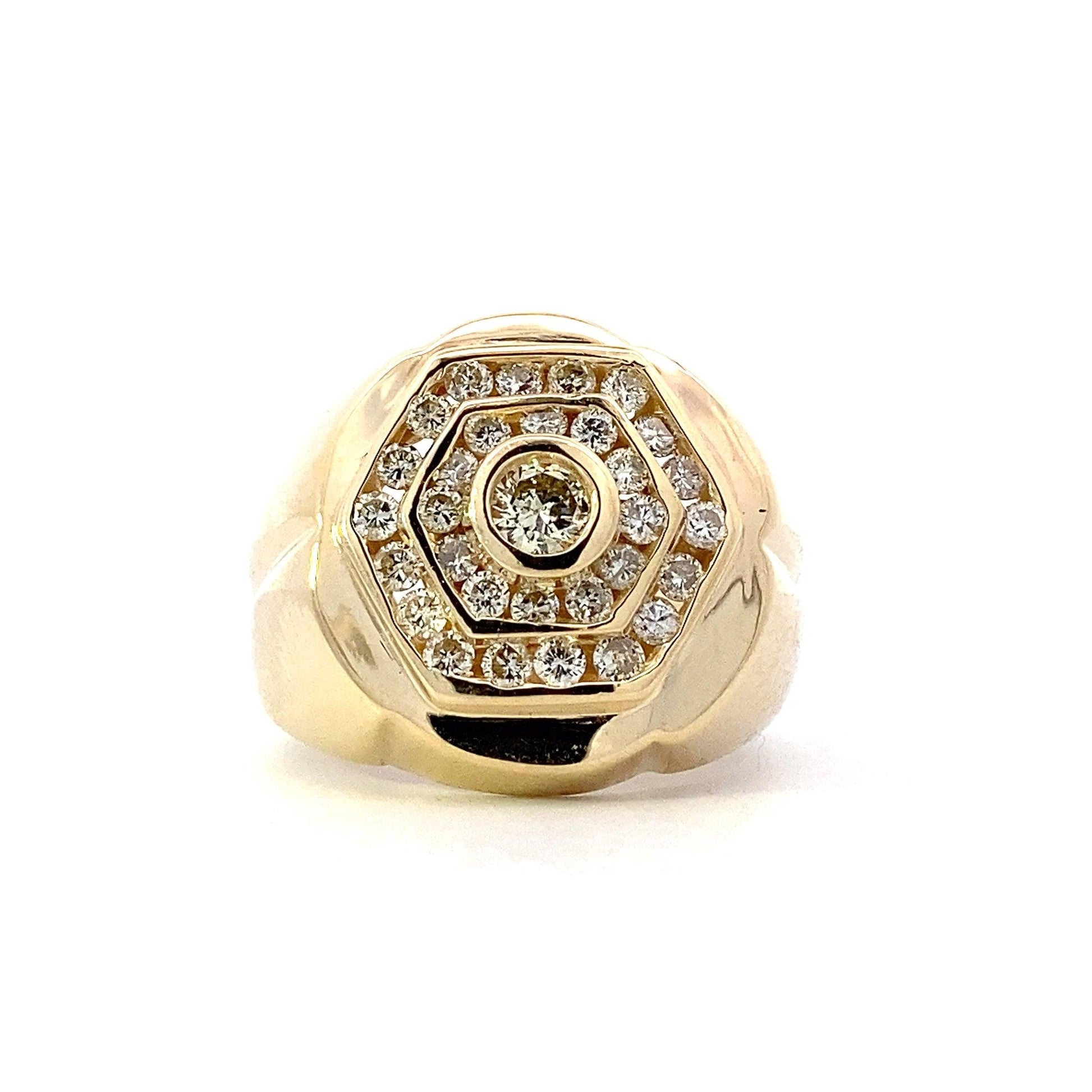 14K Yellow Gold Diamond Ring - 1.33ct - ipawnishop.com
