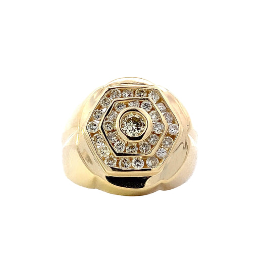 14K Yellow Gold Diamond Ring - 1.33ct - ipawnishop.com