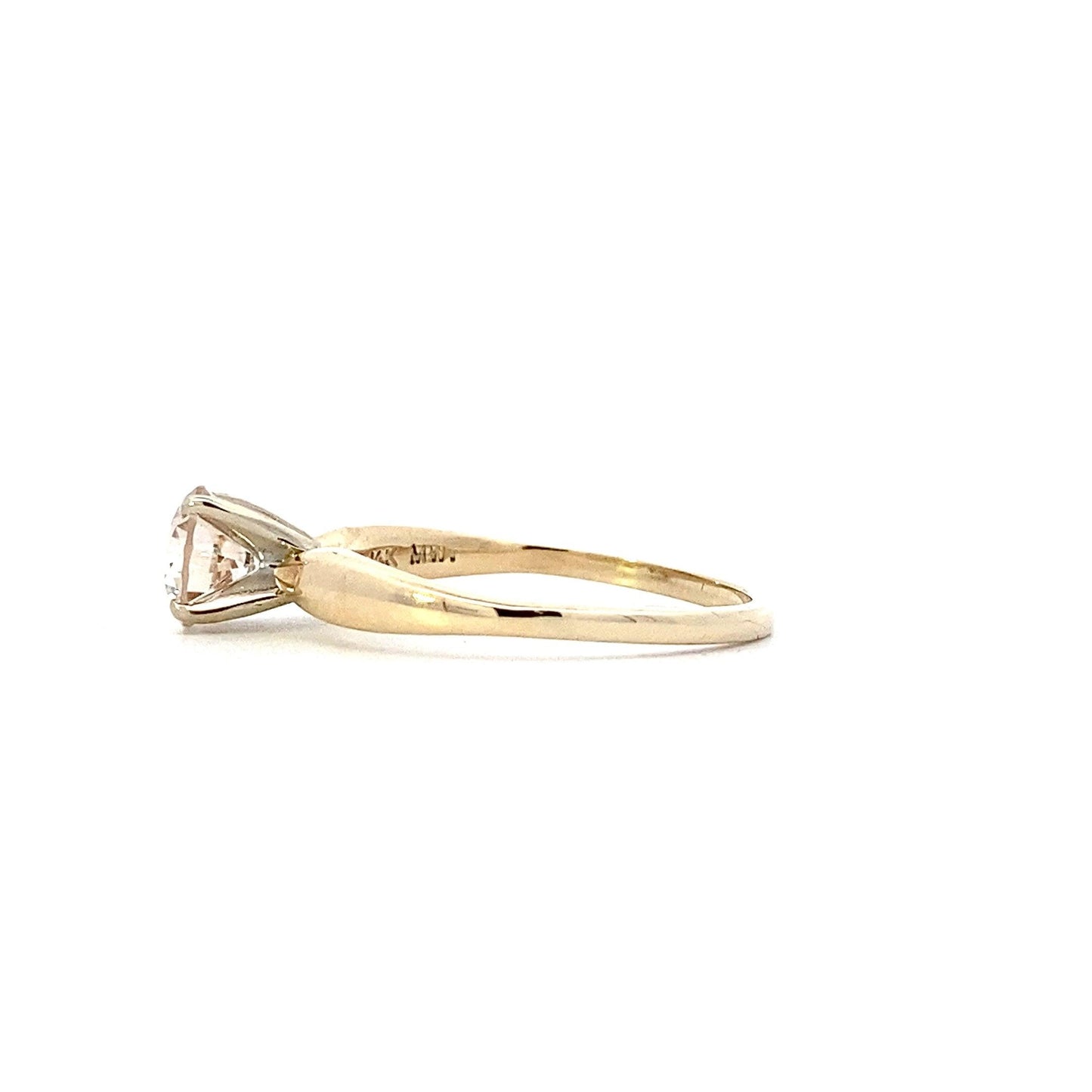 14K Yellow Gold Diamond Solitaire Ring - 1.02ct - ipawnishop.com