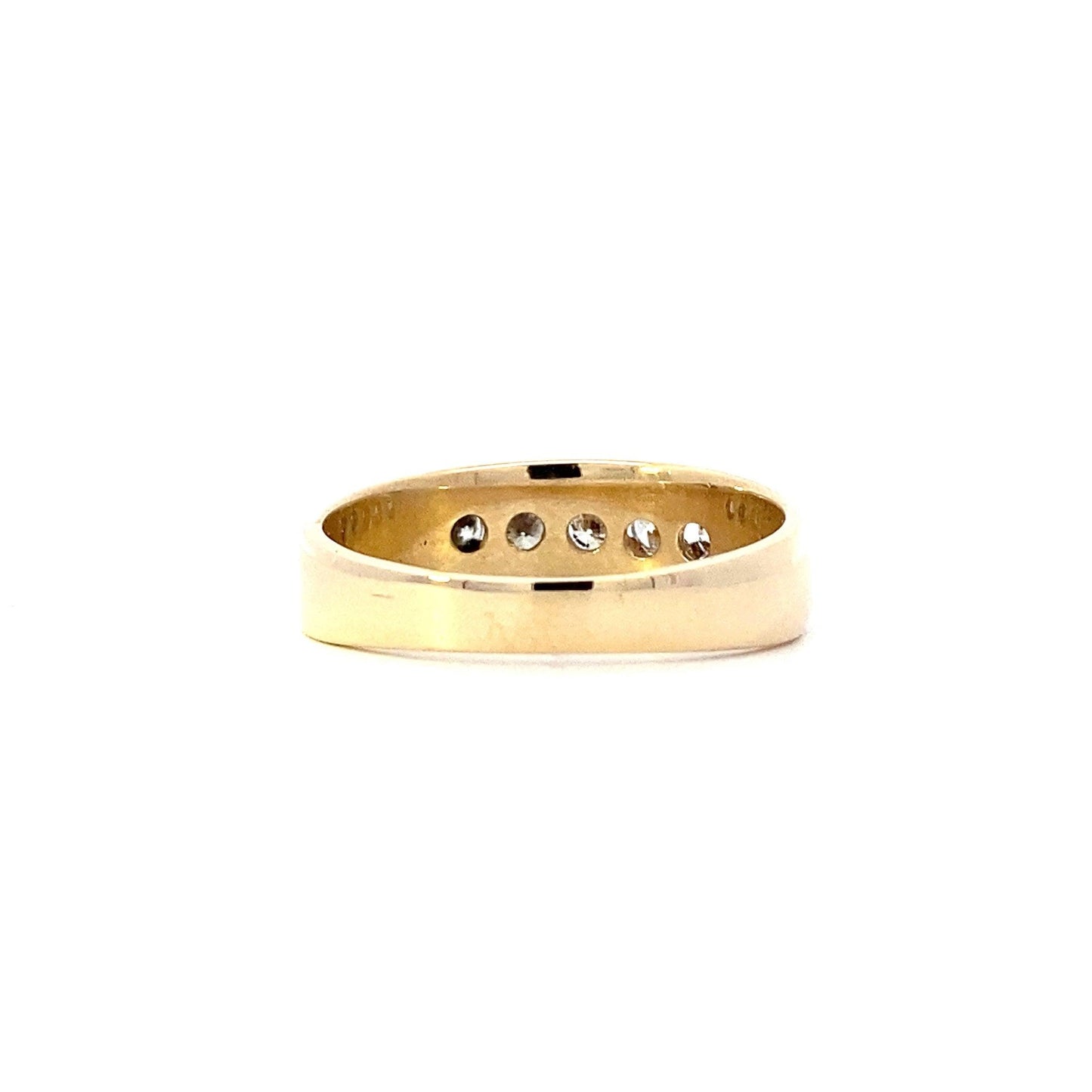 14K Yellow Gold Men's Diamond Ring - 0.40ct - ipawnishop.com