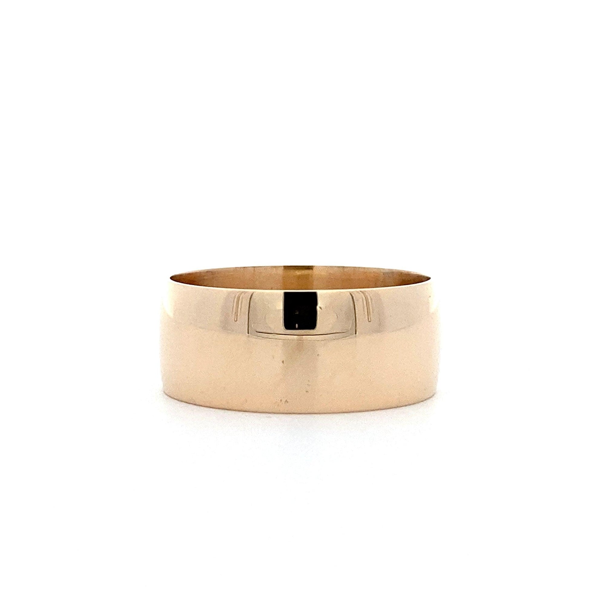 14K Yellow Gold Solid Men's Band - ipawnishop.com