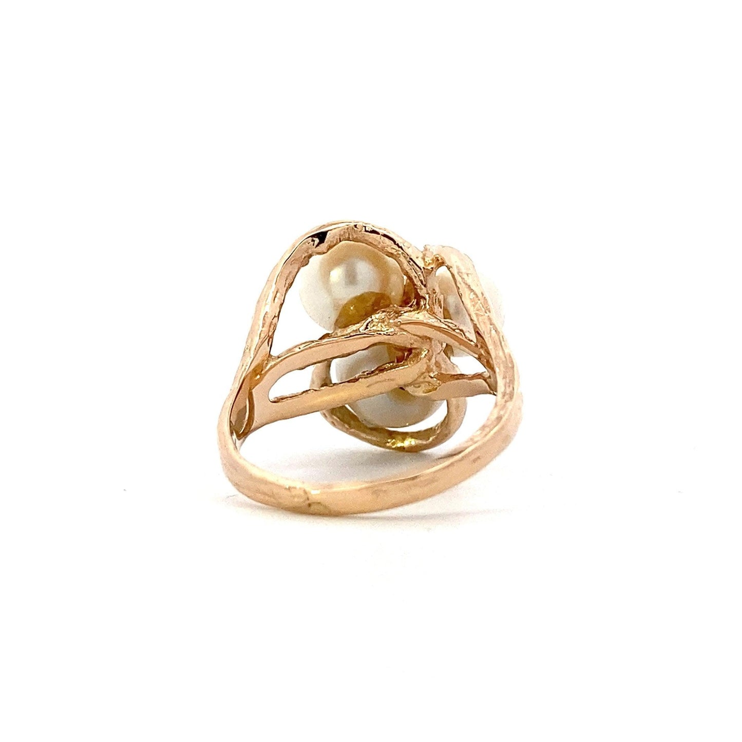 14K Yellow Gold Women's Akoya Pearl Ring - ipawnishop.com