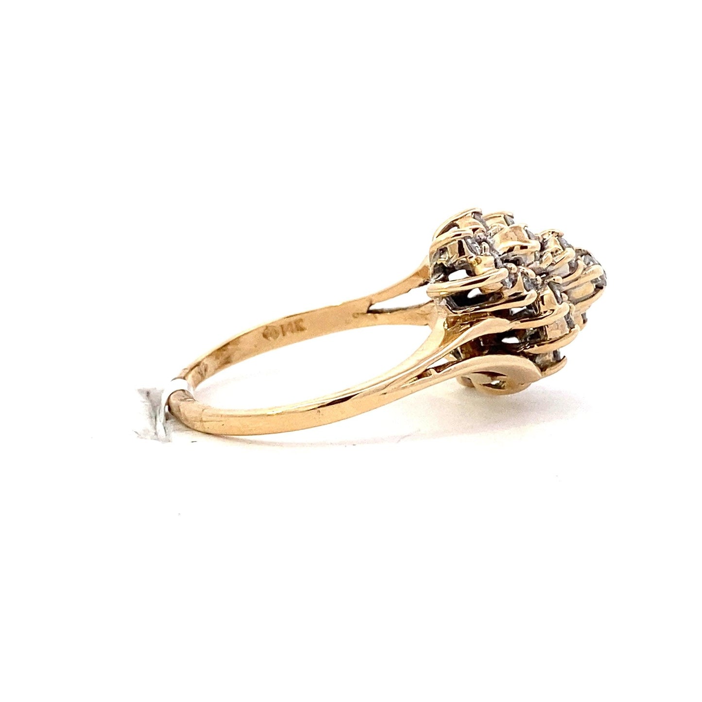 Anillo de Diamantes para Mujer en Oro Amarillo 14K - 1.02ct - ipawnishop.com