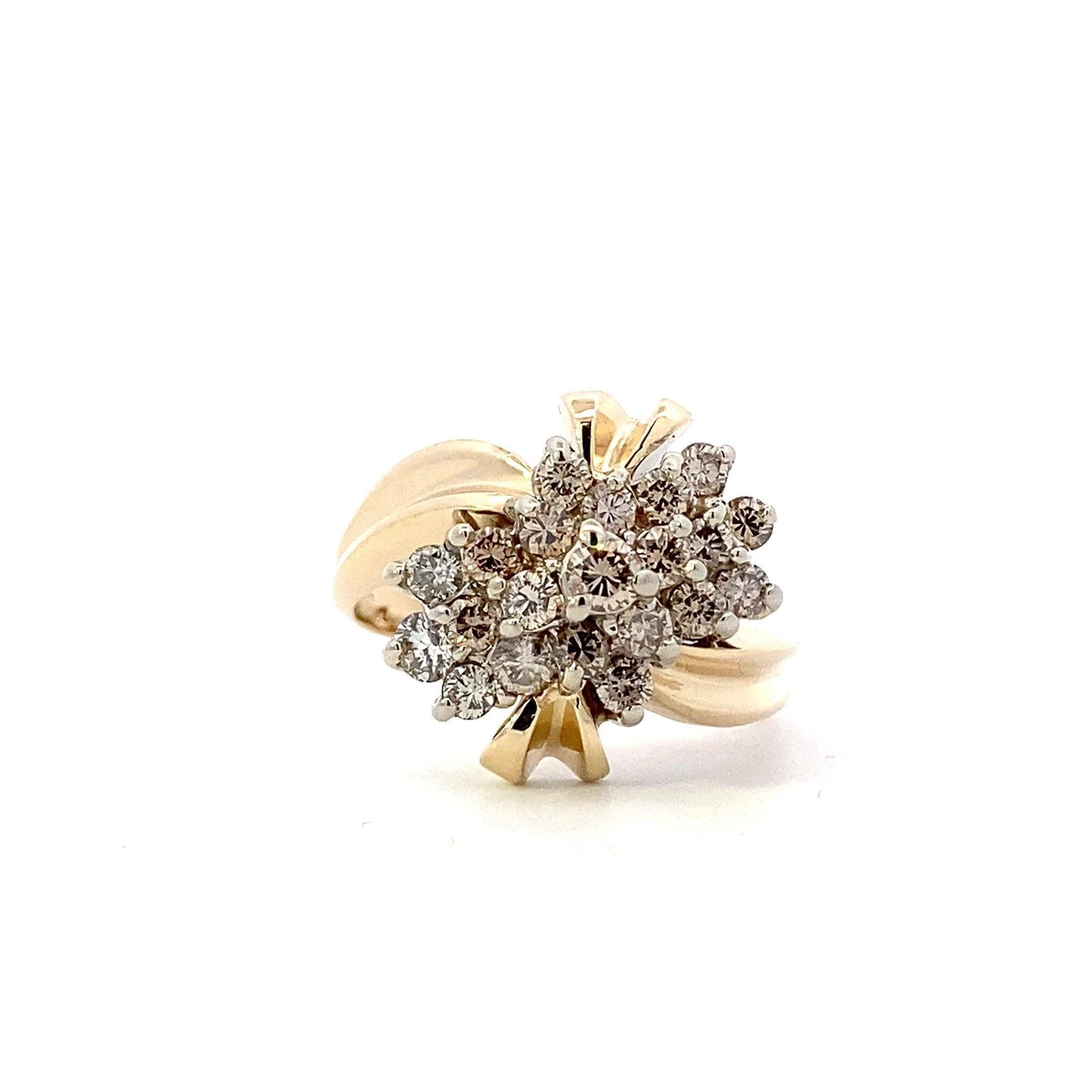 14K Yellow Gold Women's Diamond Ring - 1.13ct - ipawnishop.com