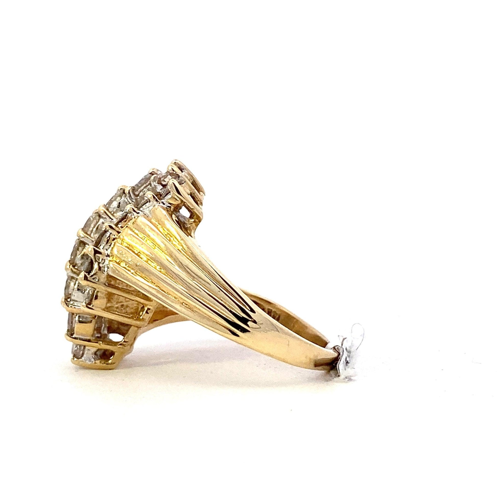 14K Yellow Gold Women's Diamond Ring - 1.70ct - ipawnishop.com
