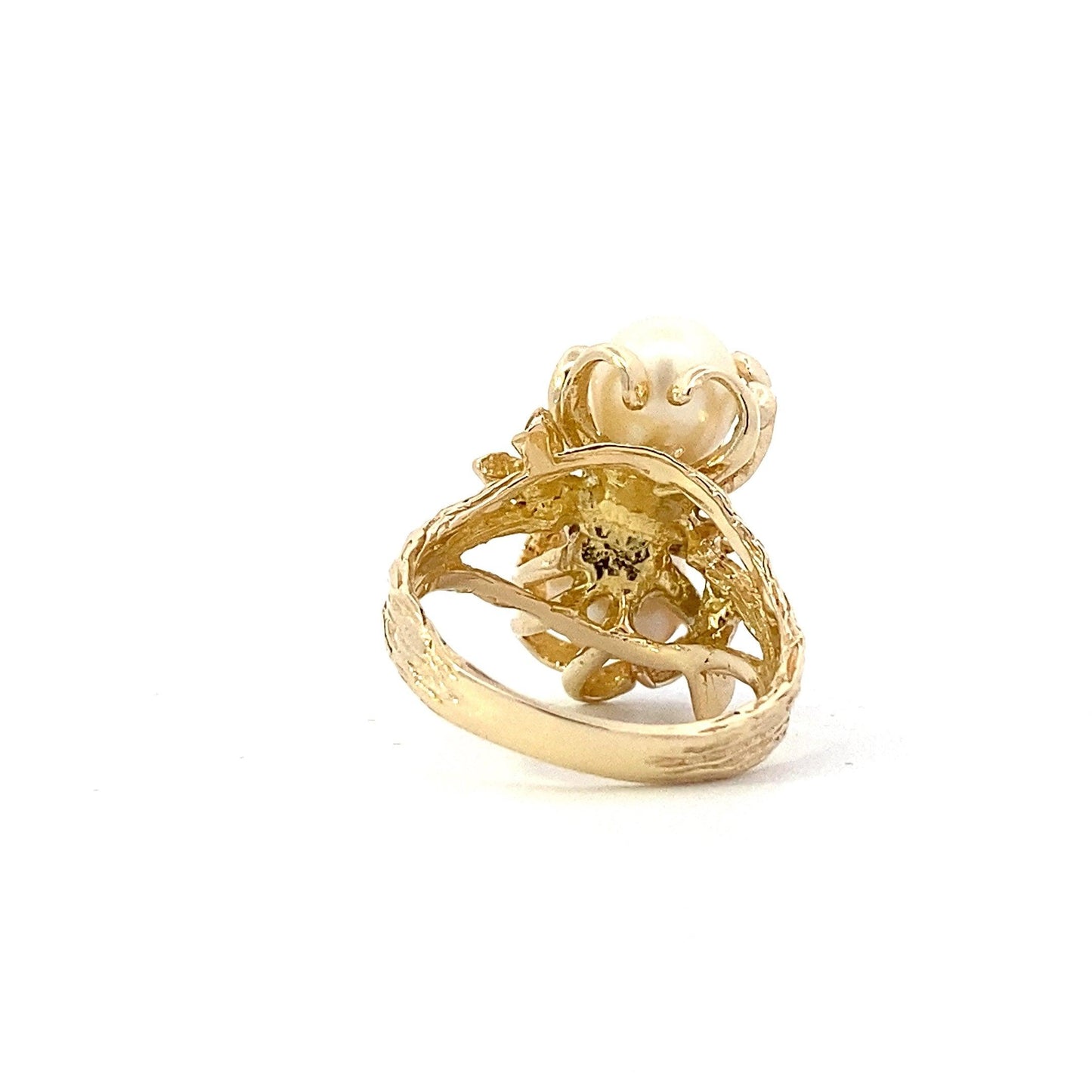 14K Yellow Gold Women's Pearl Ring - ipawnishop.com