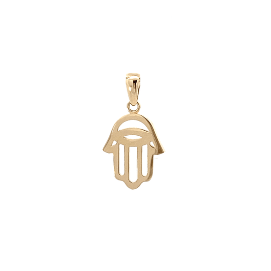 14K Yellow Gold Hand Pendant