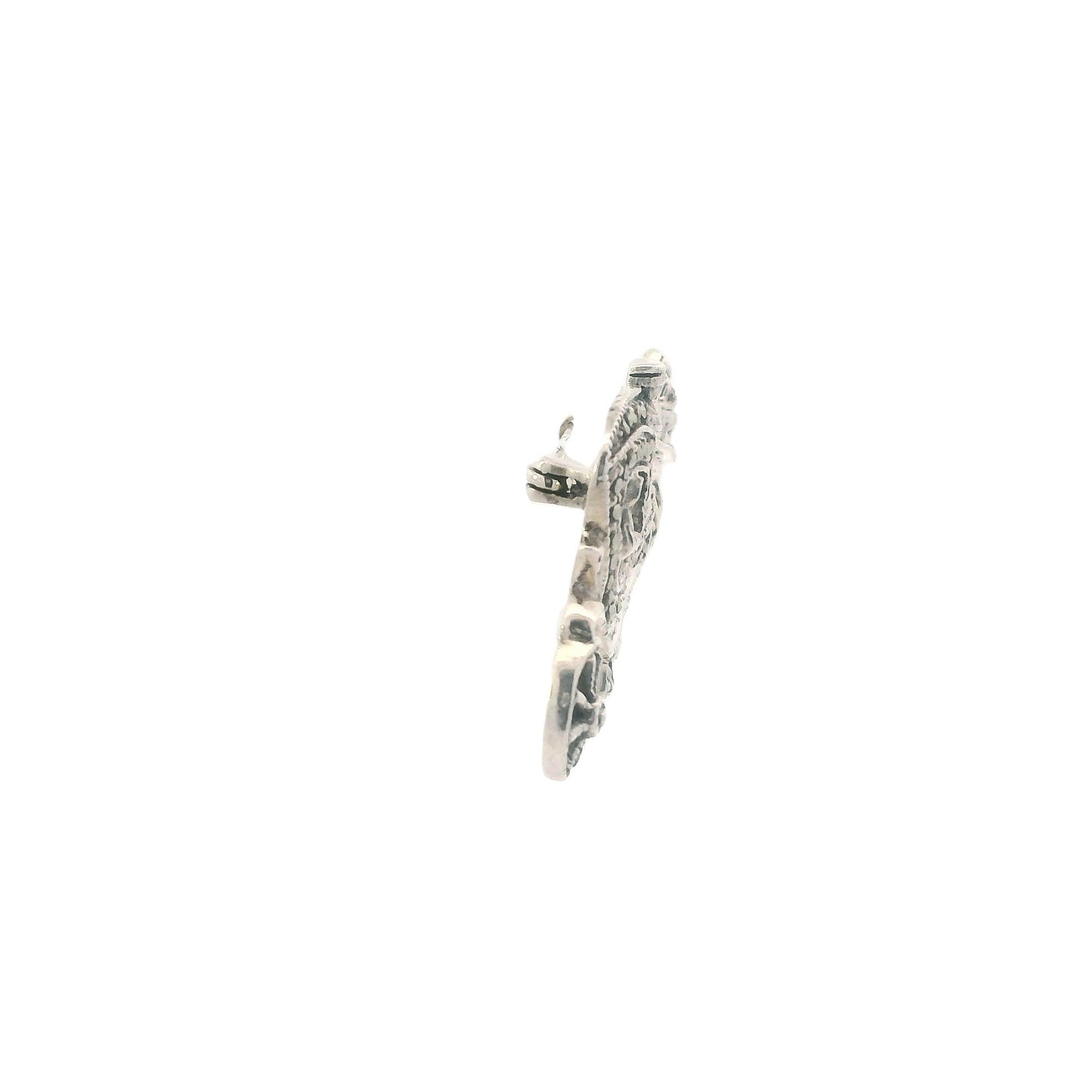 Vintage Silver Marcasite Carriage & Horse Brooch