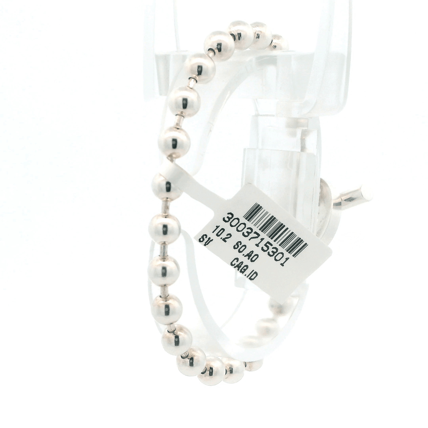 Gucci Sterling Silver Toggle Ball Bracelet
