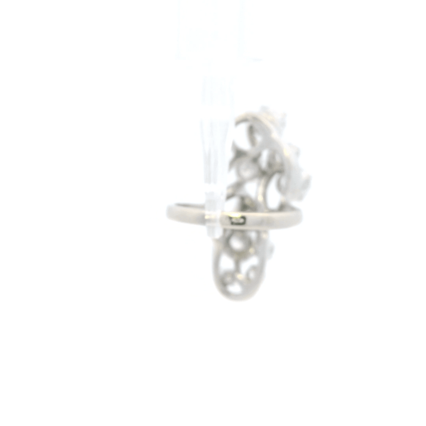 14K White Gold Women's Diamond Ring - 2.30ct