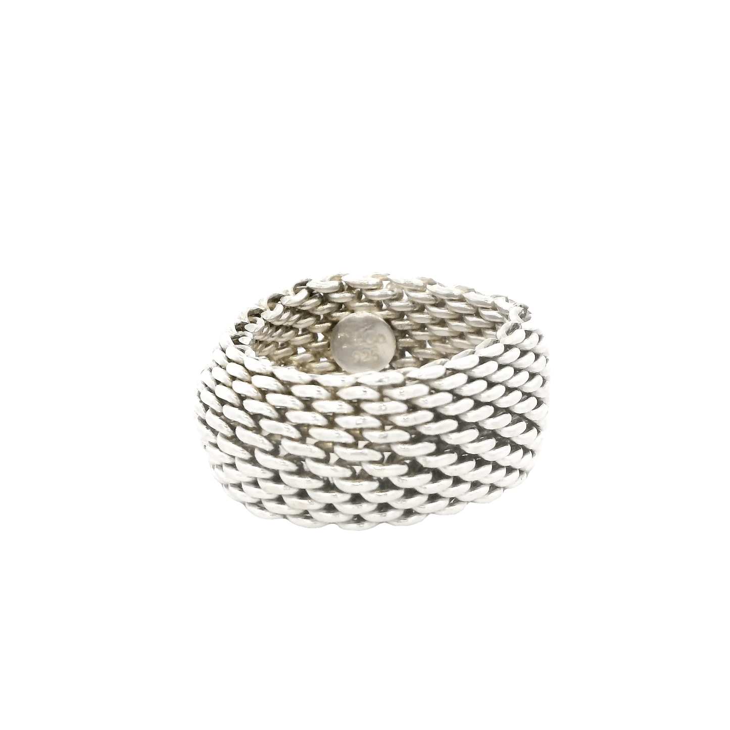 Tiffany & Co. Somerset Sterling Silver Mesh Link Band