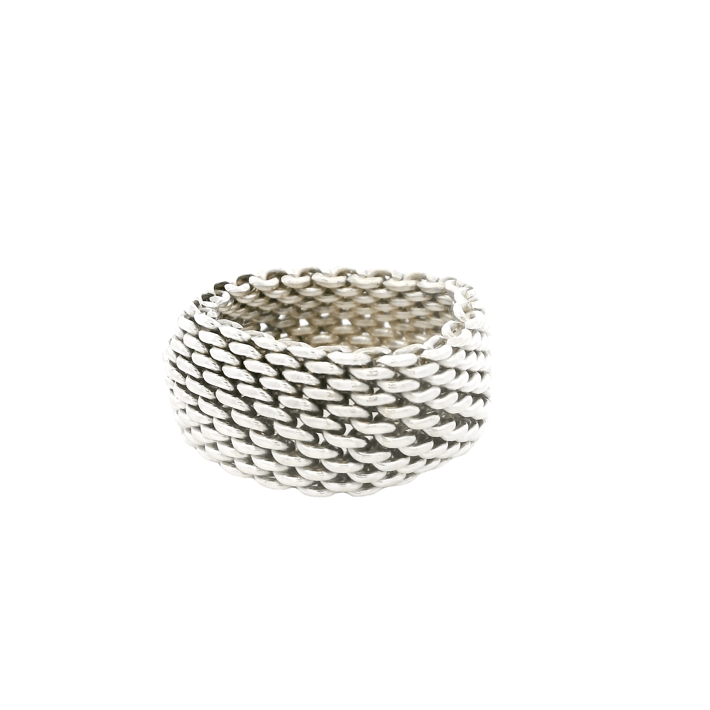 Tiffany & Co. Somerset Sterling Silver Mesh Link Band