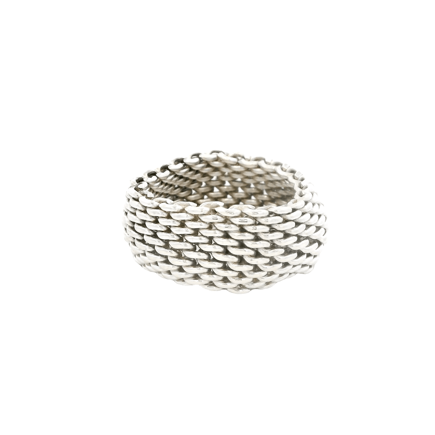 Tiffany & Co. Somerset Sterling Silver Mesh Link Band