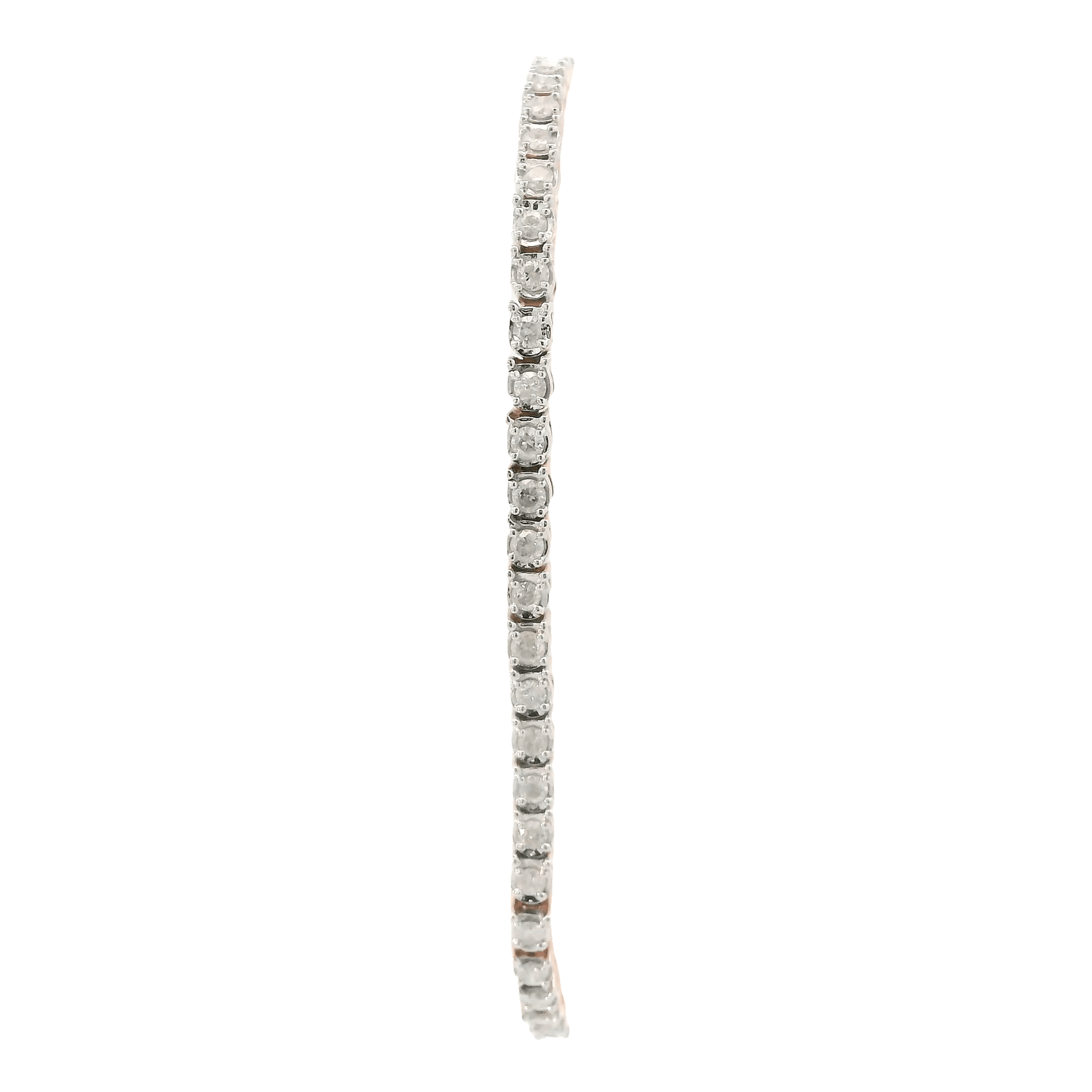 10K Rose Gold Diamond Tennis Bracelet - 1.65ct