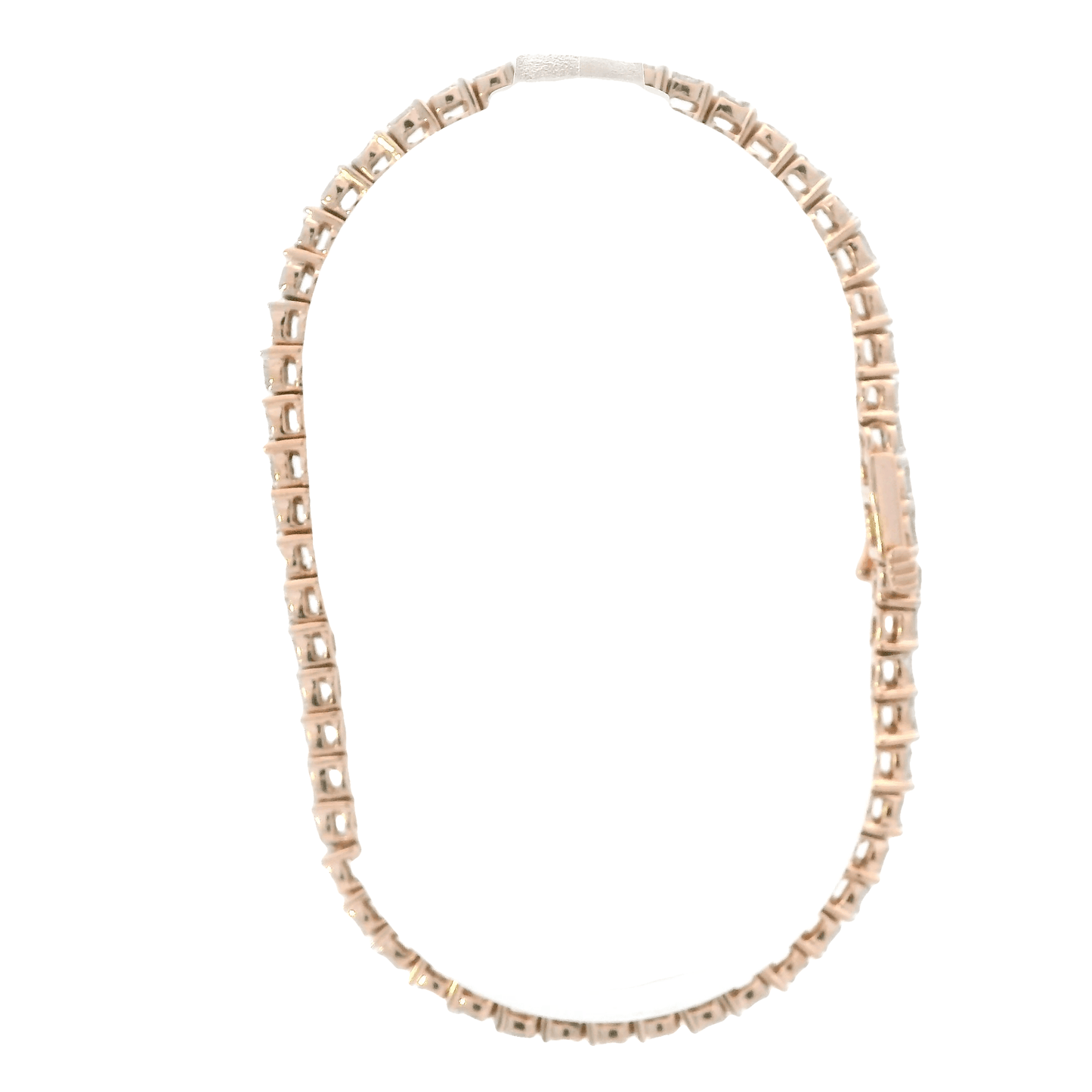 10K Rose Gold Diamond Tennis Bracelet - 1.65ct