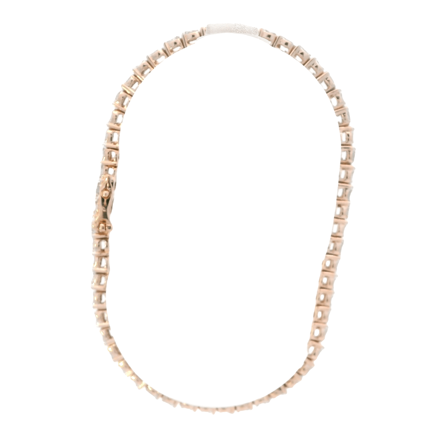 10K Rose Gold Diamond Tennis Bracelet - 1.65ct