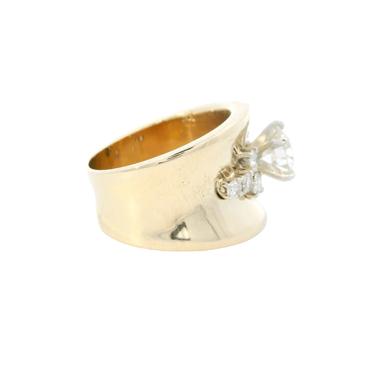14K Yellow Gold Diamond Ring - 1.25ct