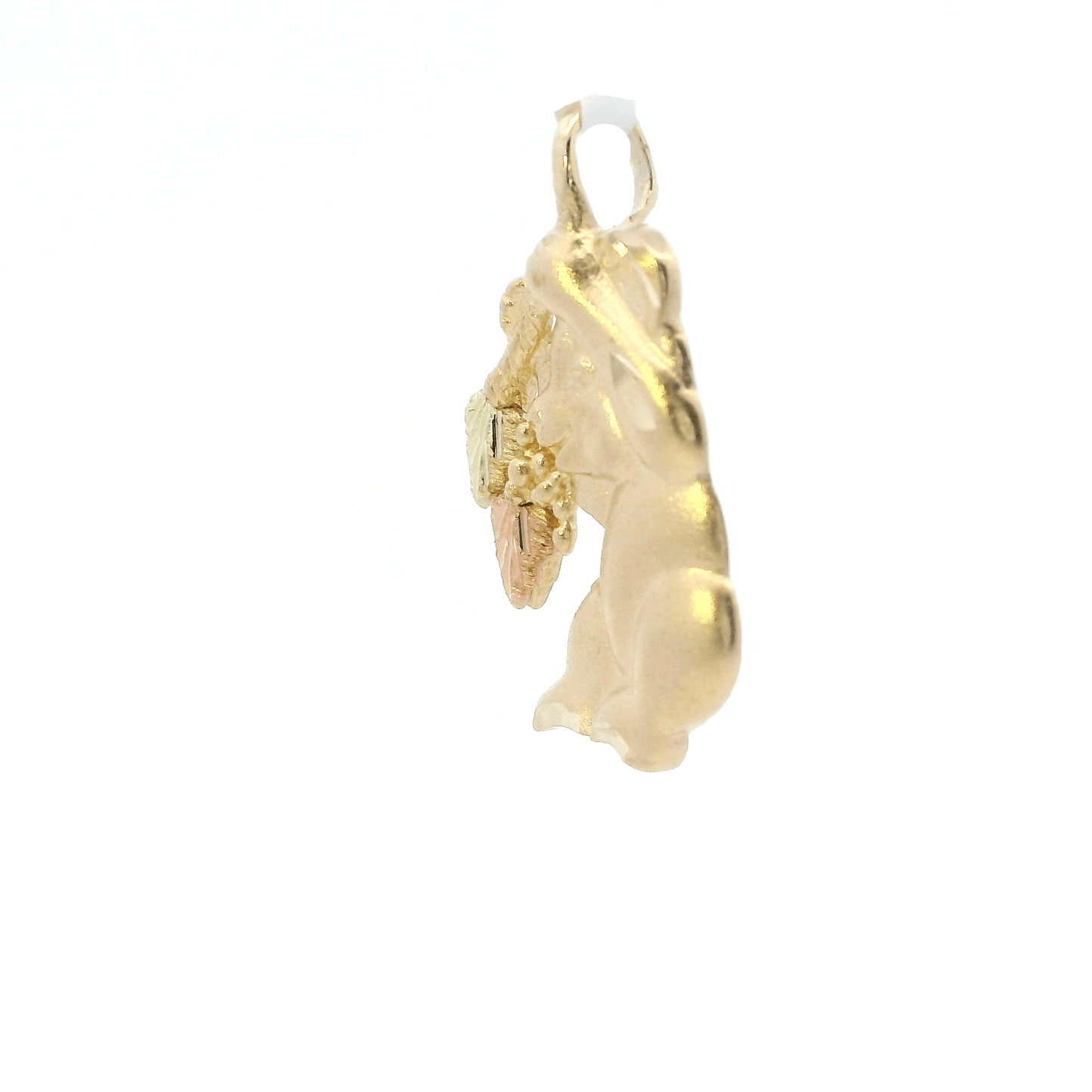 10K Tri-Color Gold Black Hills Gold Koala Pendant