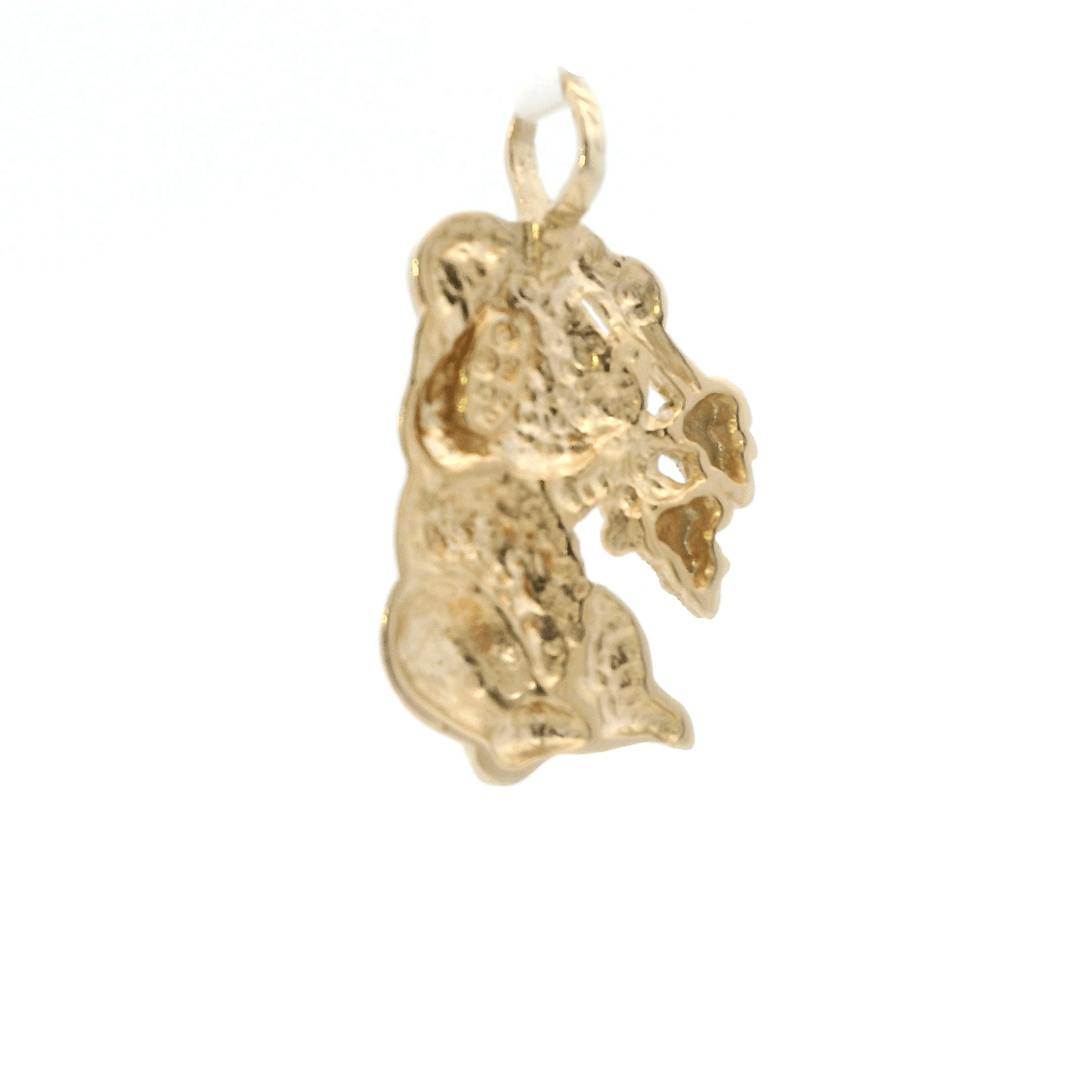 10K Tri-Color Gold Black Hills Gold Koala Pendant