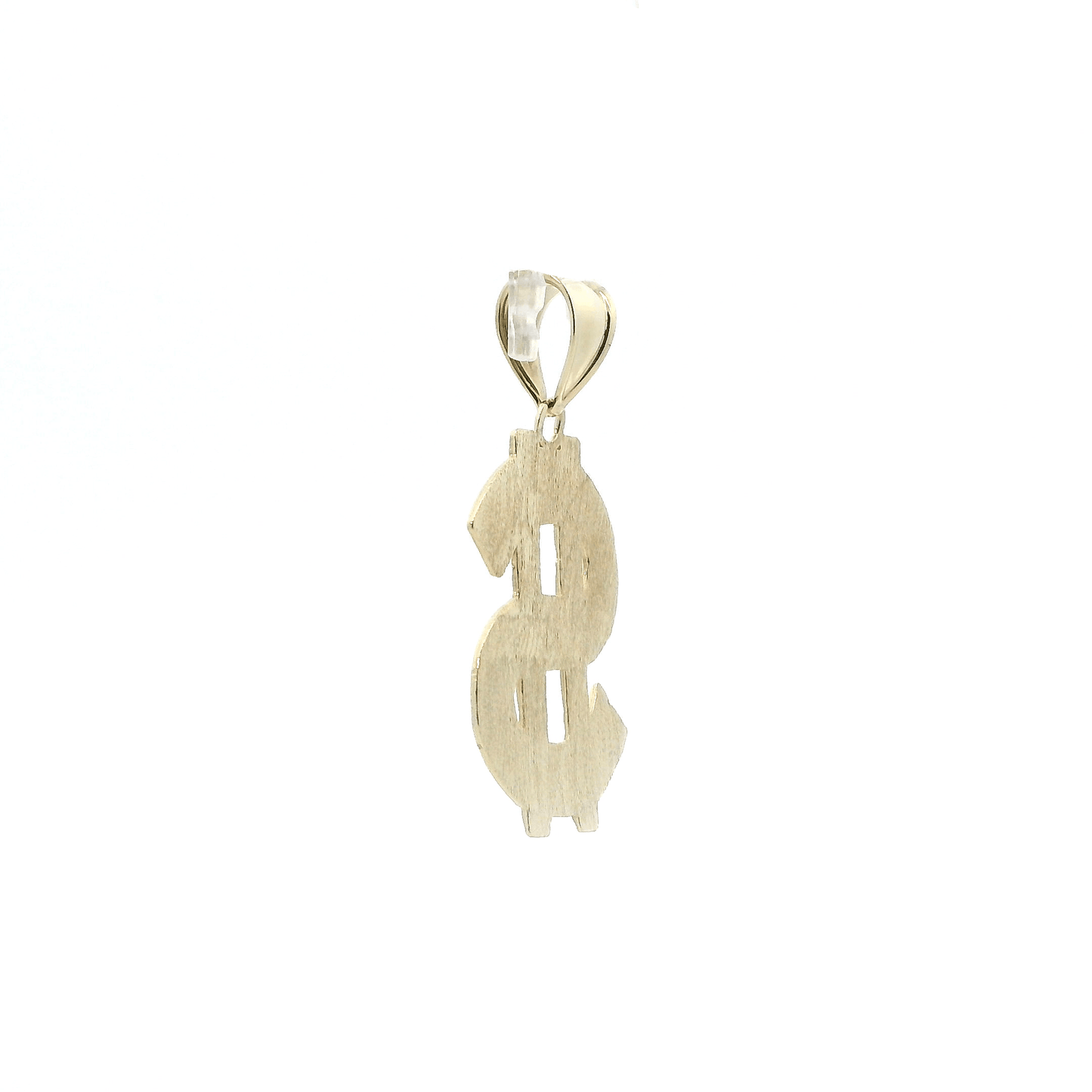 10K Yellow Gold DC Dollar Sign Pendant