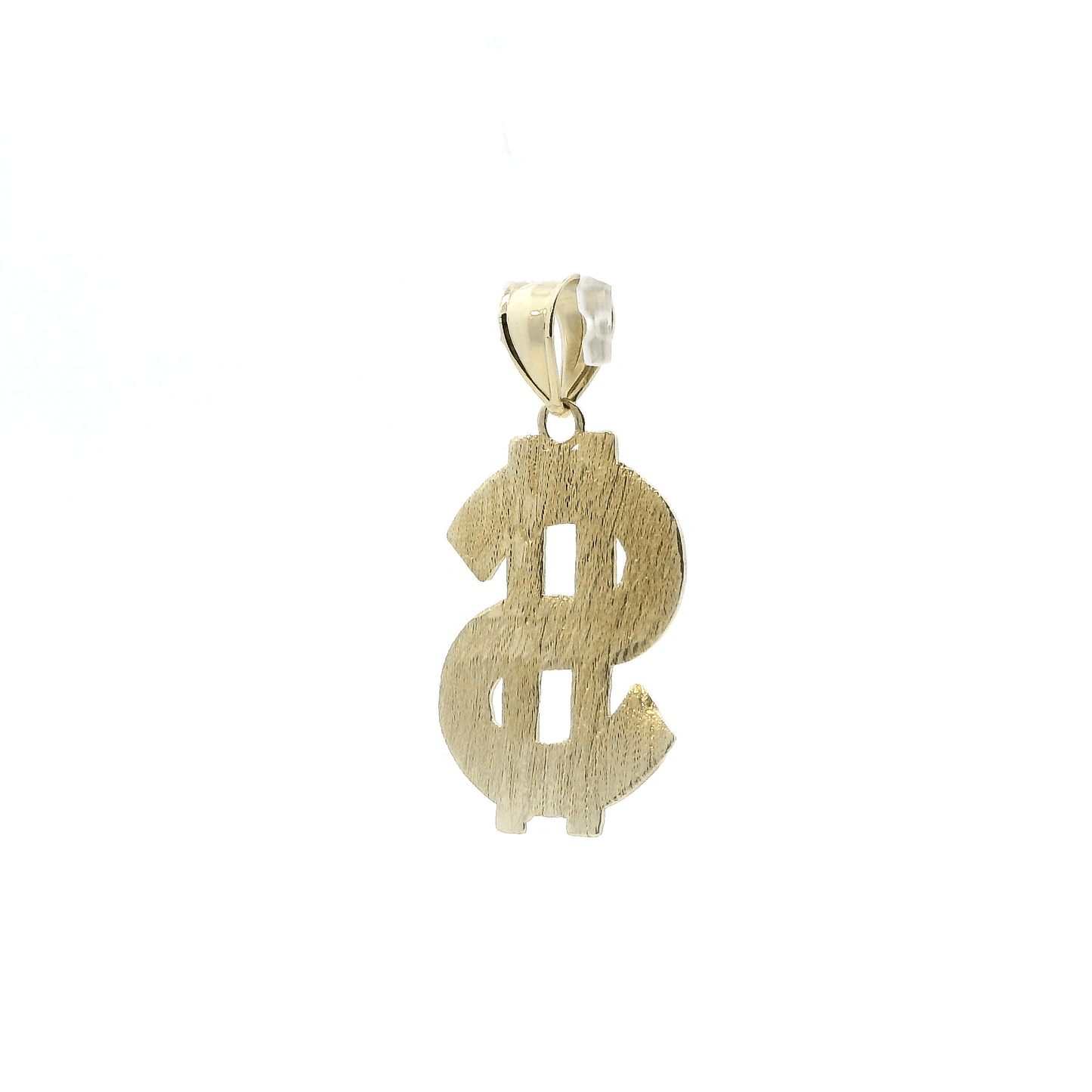 10K Yellow Gold DC Dollar Sign Pendant
